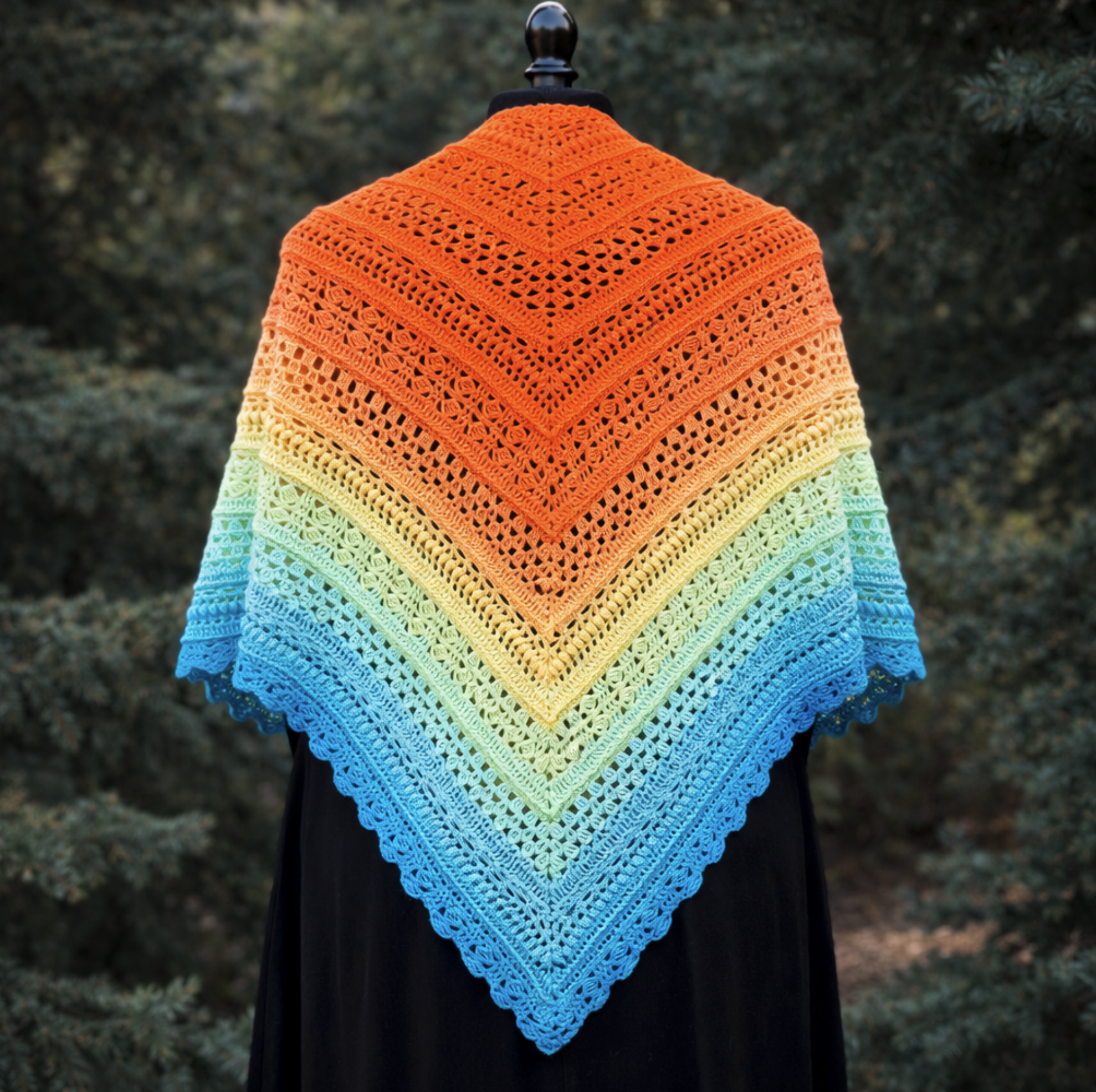 Crochet Pattern: The Illy Shawl