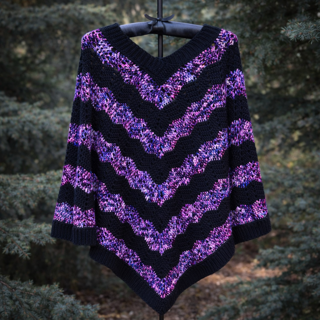 Crochet Pattern: Howlween  Poncho