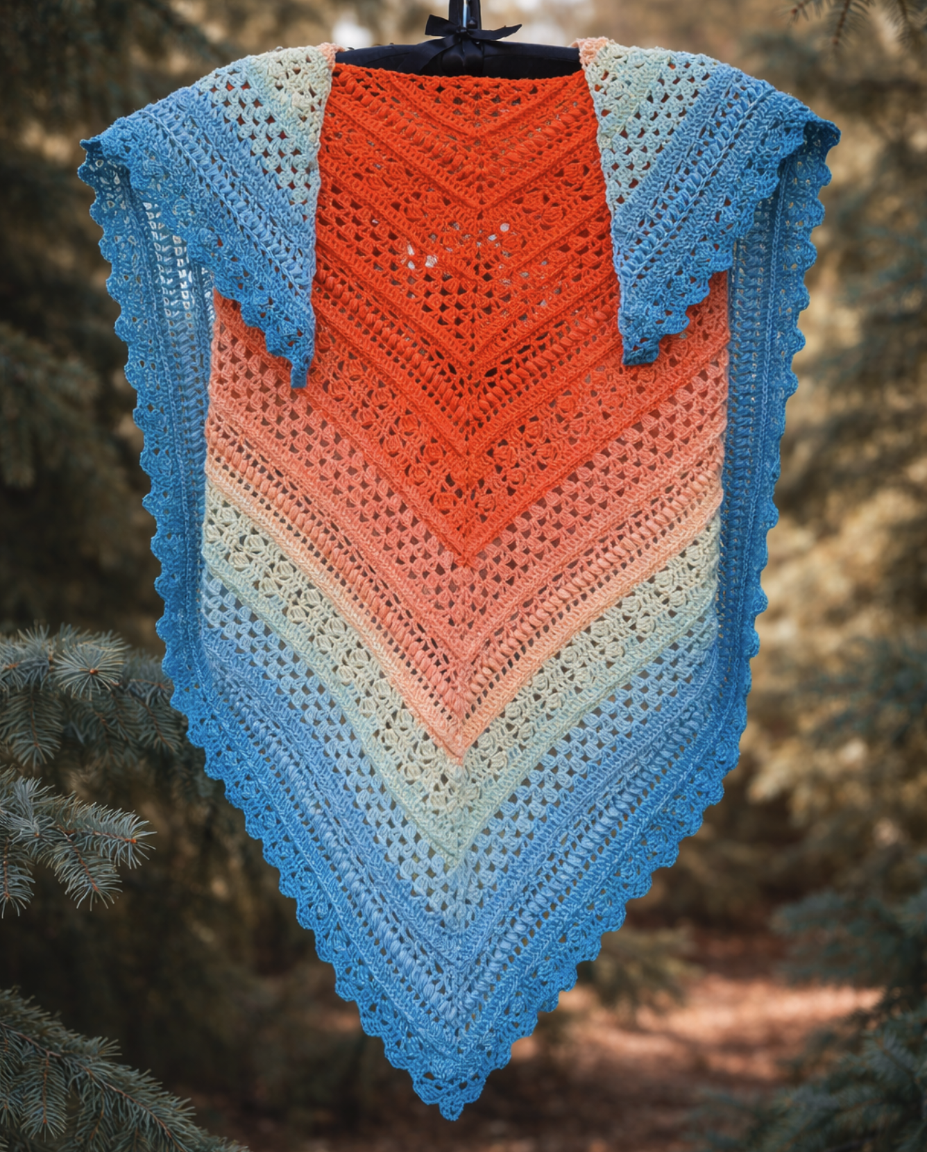 Crochet Pattern: The Illy Shawl