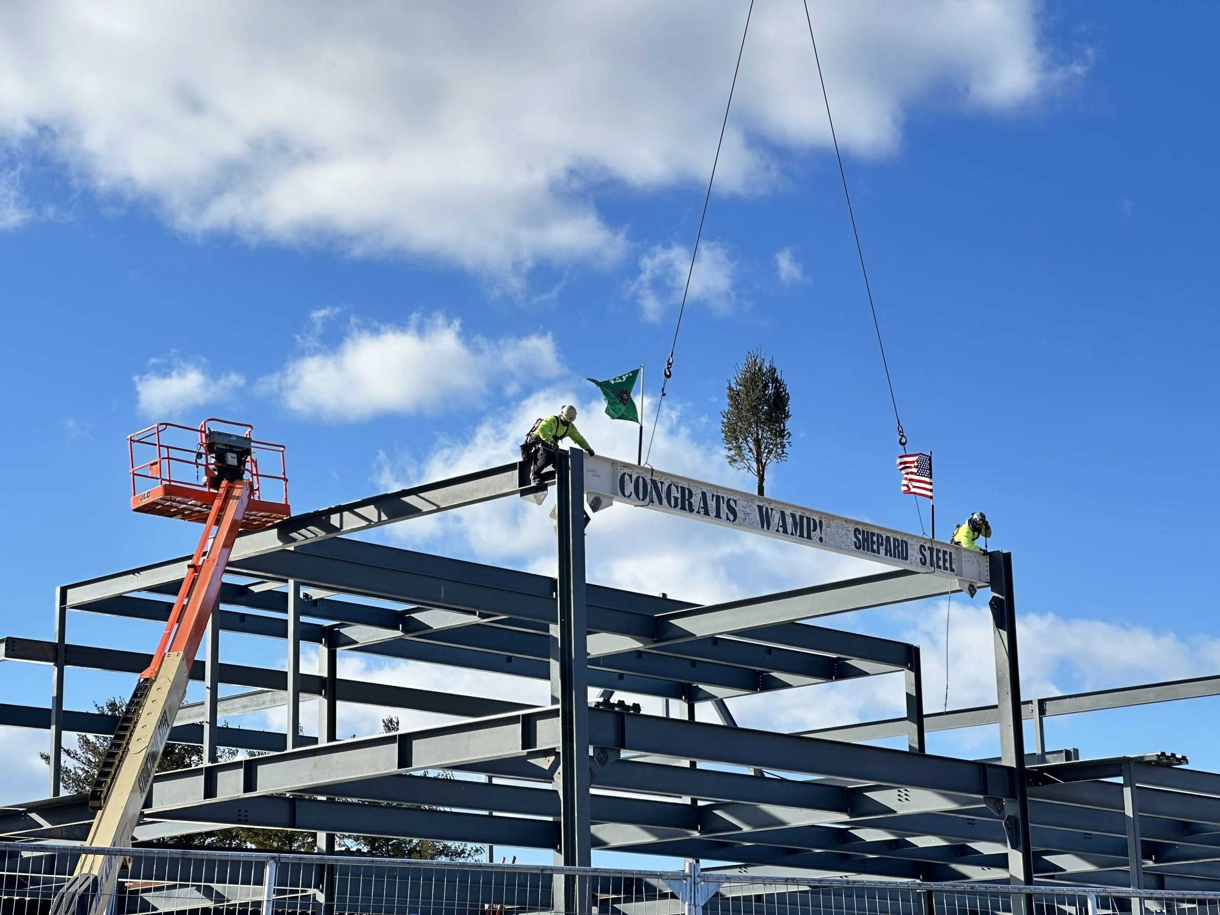 We-Ha.com feature: ‘Topping Out’ of New Wampanoag Clubhouse Celebrated in West Hartford