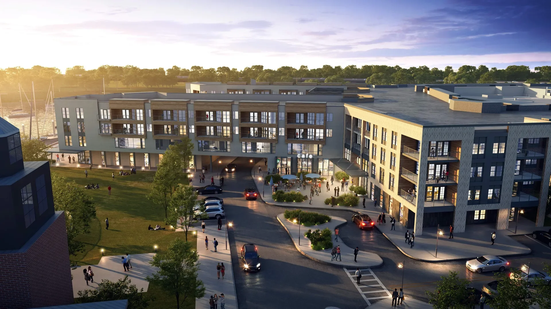 The August at Steelpointe Harbor