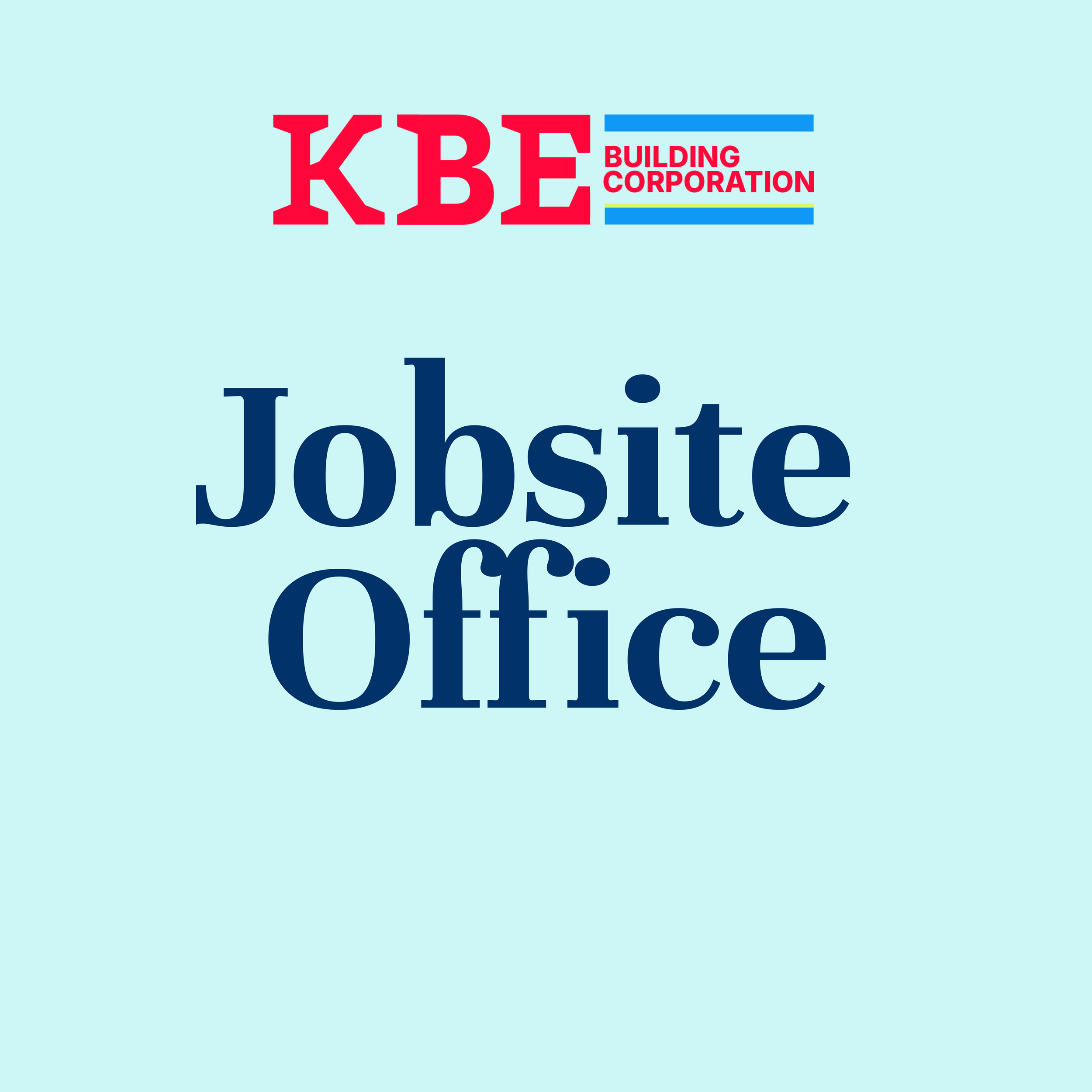 KBE Jobsite Office