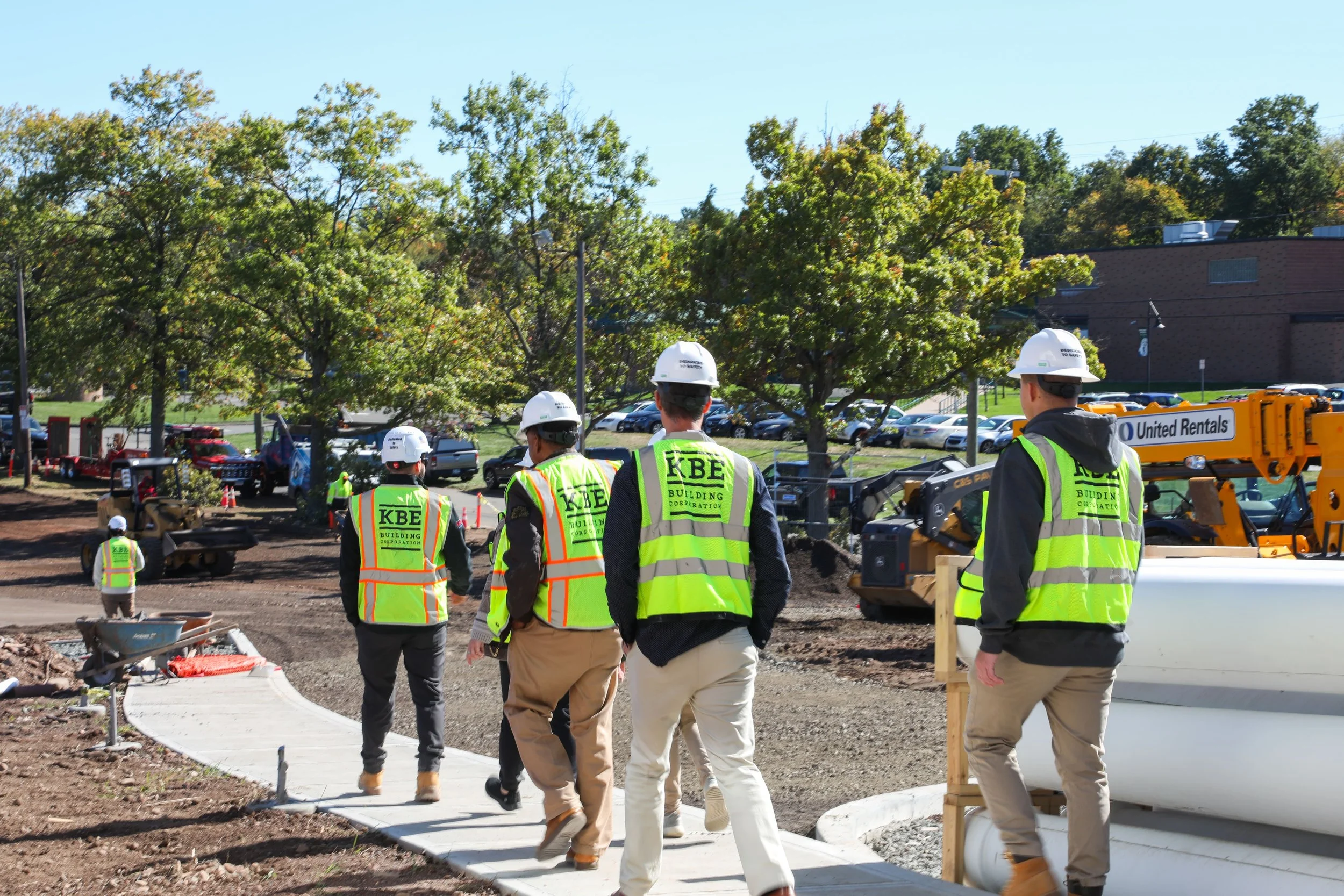 KBE Team Members Walking