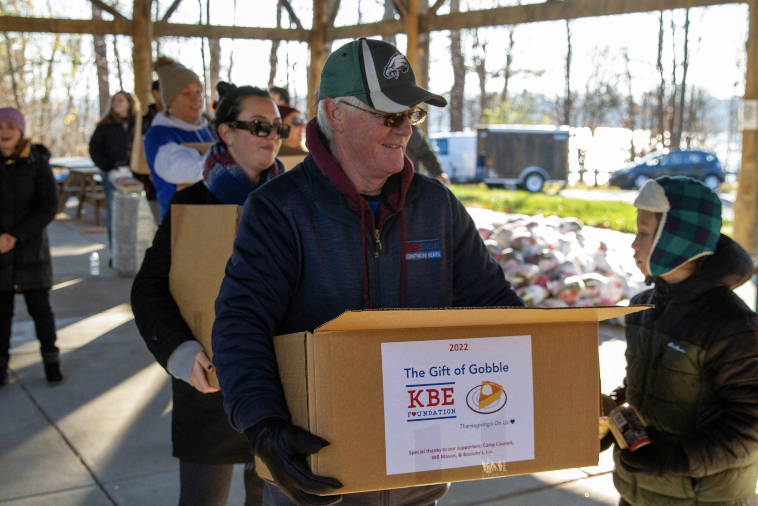 KBE Employee Volunteering at Gift of Gobble Thanksgiving Event