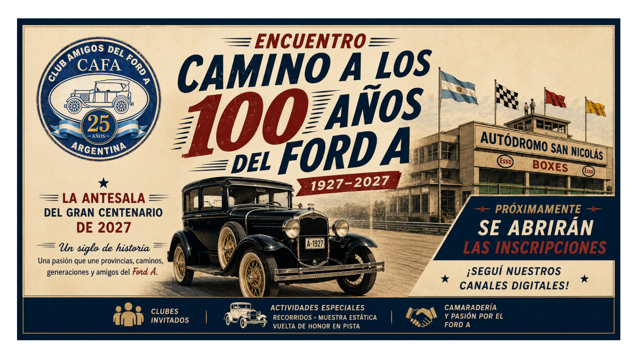 Camino a los 100                 años del Ford A