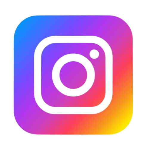 Icono de Instagram con fondo de colores degradados