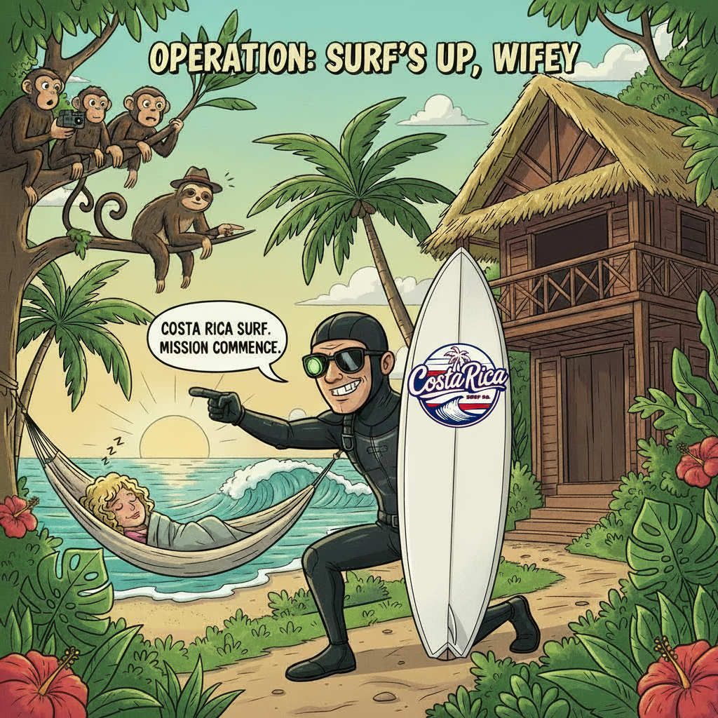 How to Talk Your Wife Into a Costa Rica Surf Trip - How? Trick Her, That’s How!
