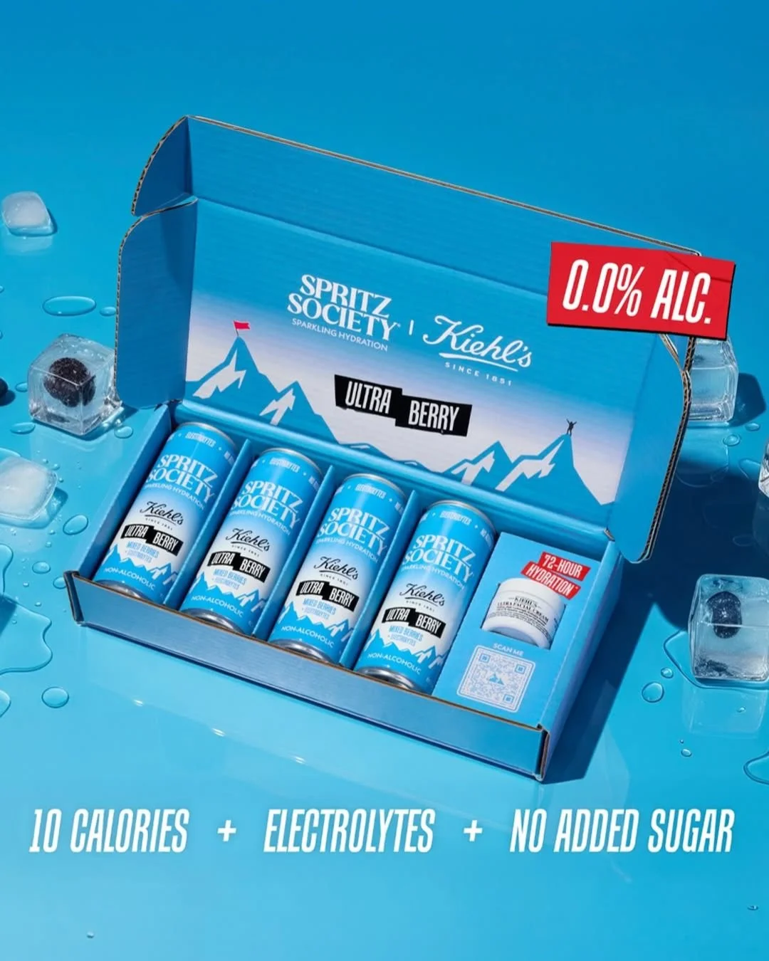 We love a good collab and Spritz Society hit it out of the park with this collab with Kiehl's! It was ALL OVER social.

#beveragebrand #influencerpackaging #PRpackaging