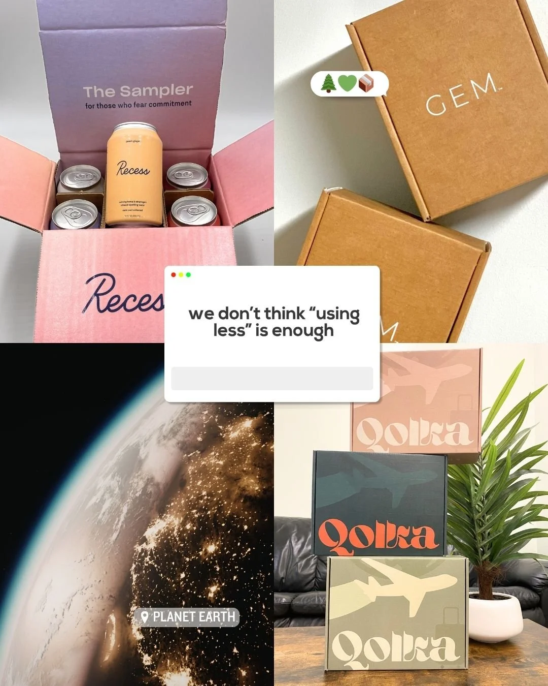 Every day is Earth Day at Givr HQ! 

When we founded Givr, we didn&rsquo;t do it to check a sustainability box.
We did it to push the industry forward.

Packaging uses resources. That&rsquo;s reality. In fact, while the U.S. is only about 5% of the w