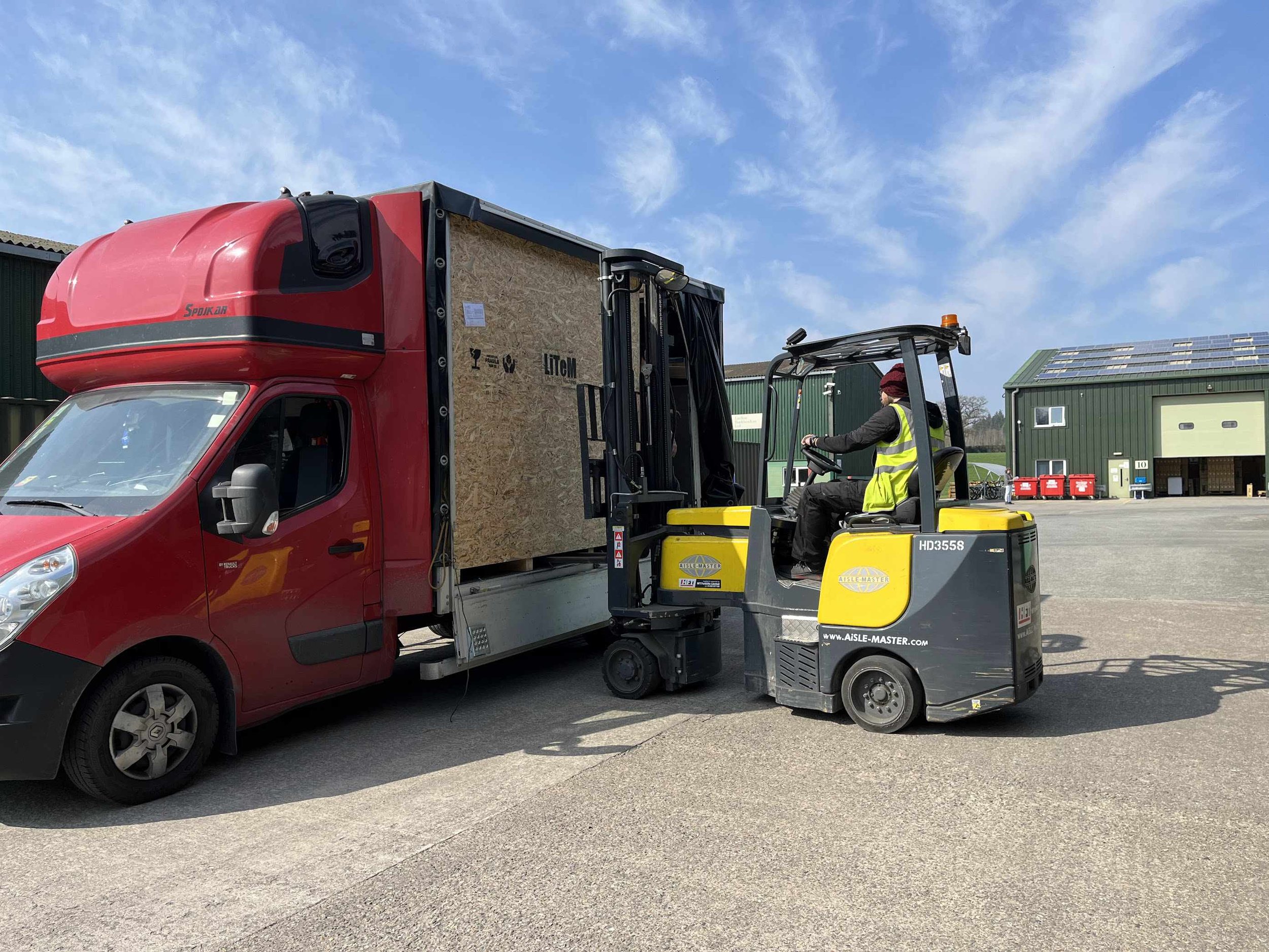 Fatigue test equipment delivery after successful Made:Smarter grant funding