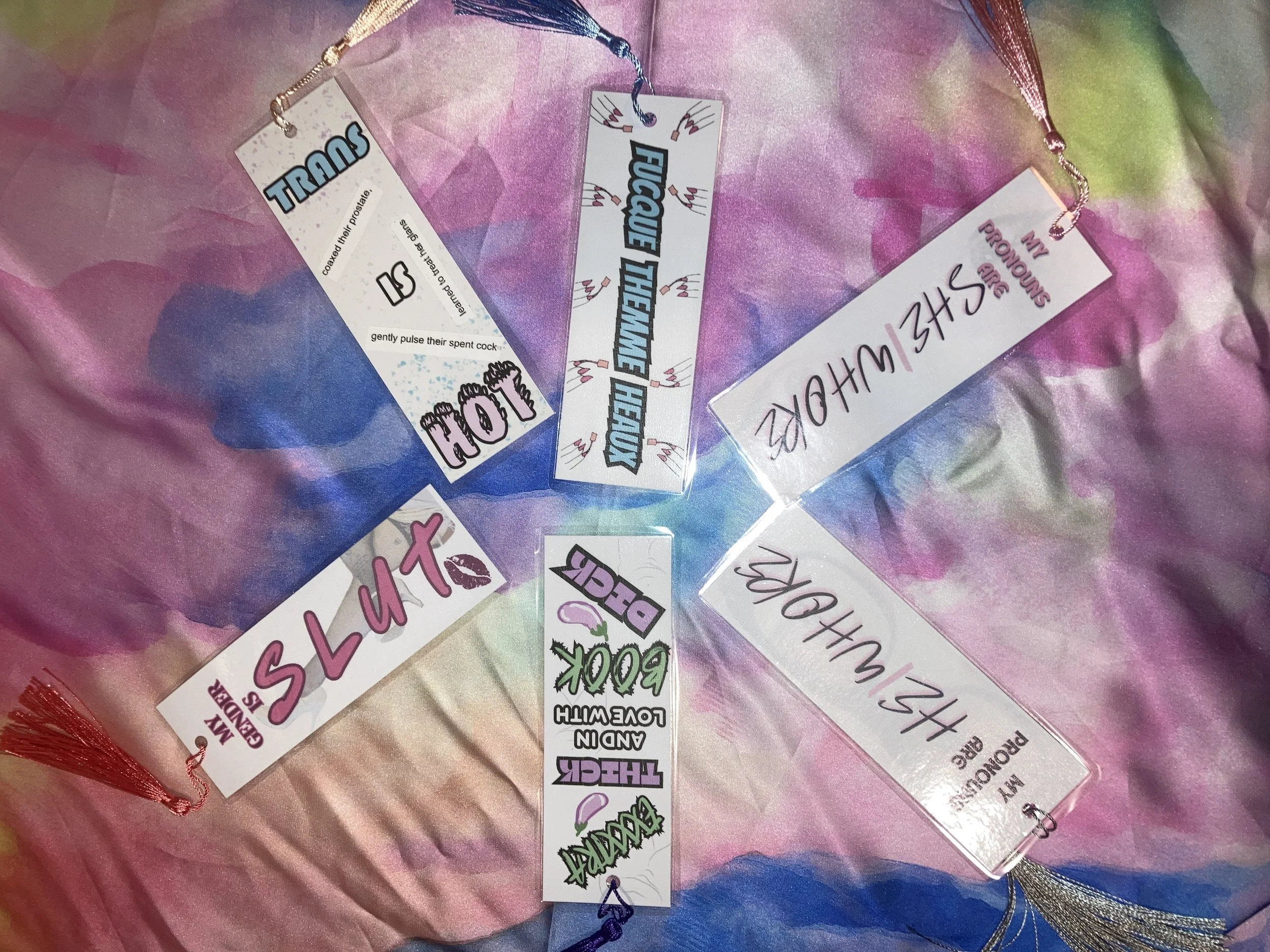 Slutty Lil Bookmarks