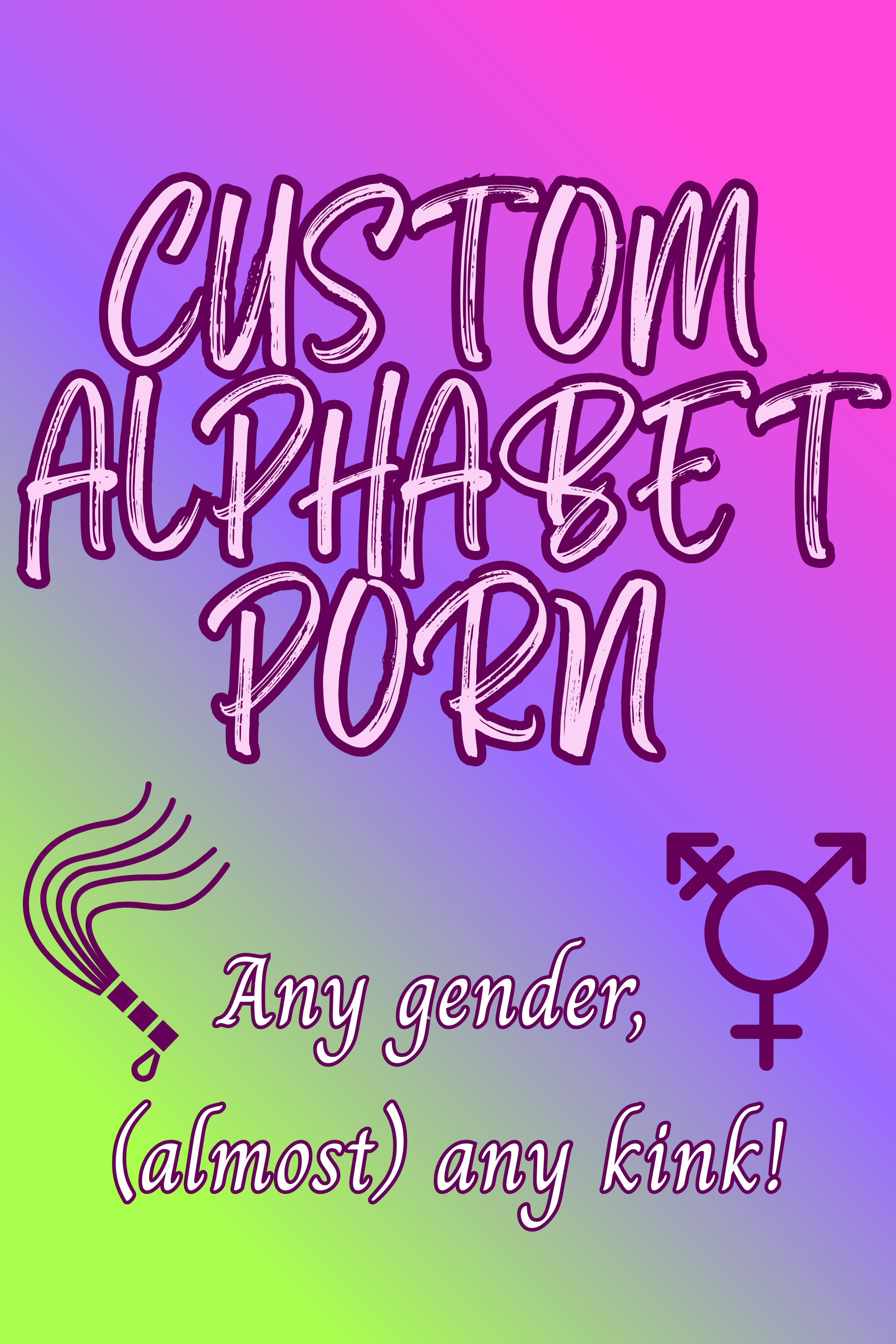 Custom Alphabet P*rn
