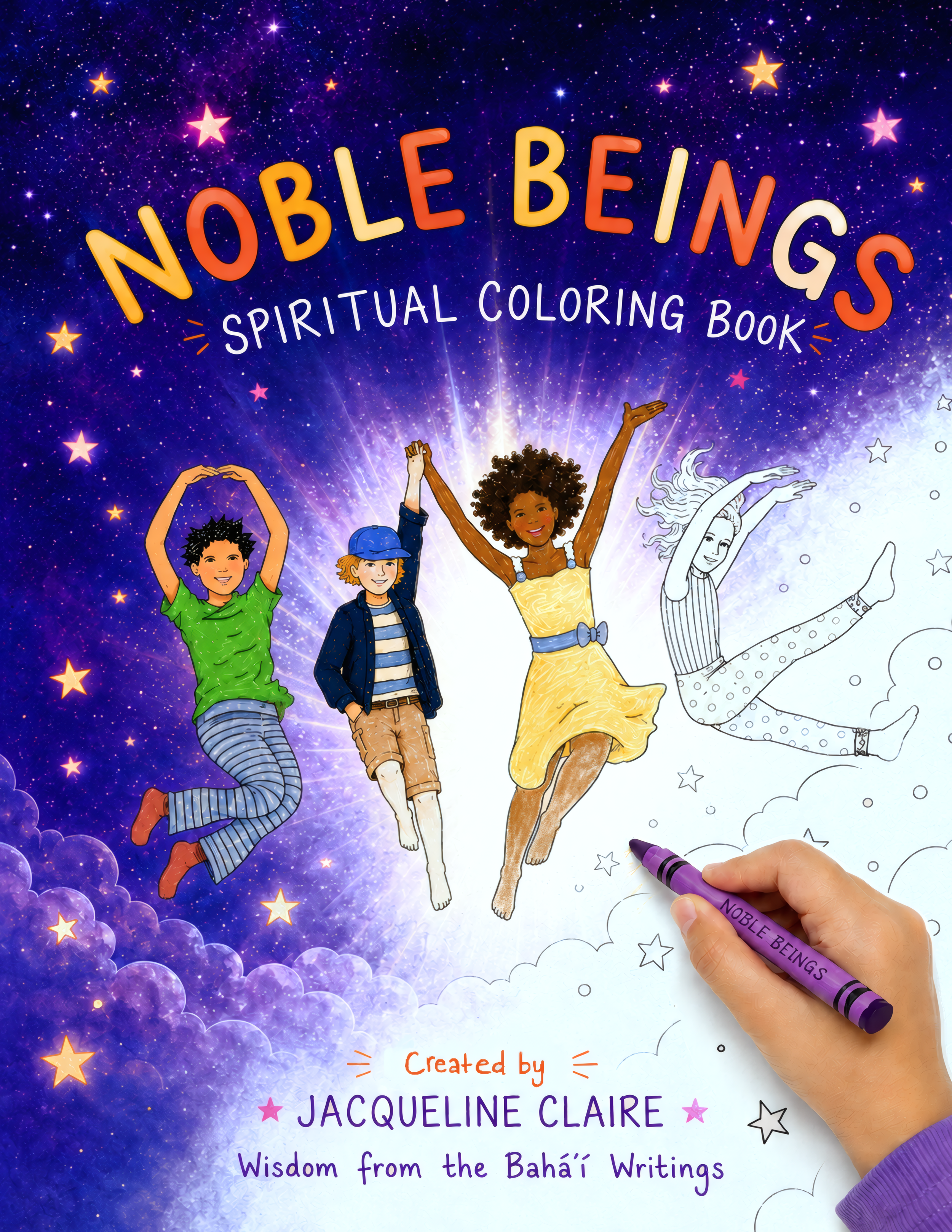 Noble Beings Coloring Book Cover