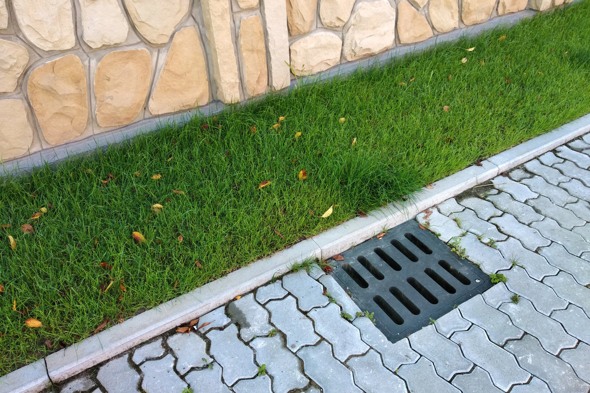 Lawn Drain to prevent pooling