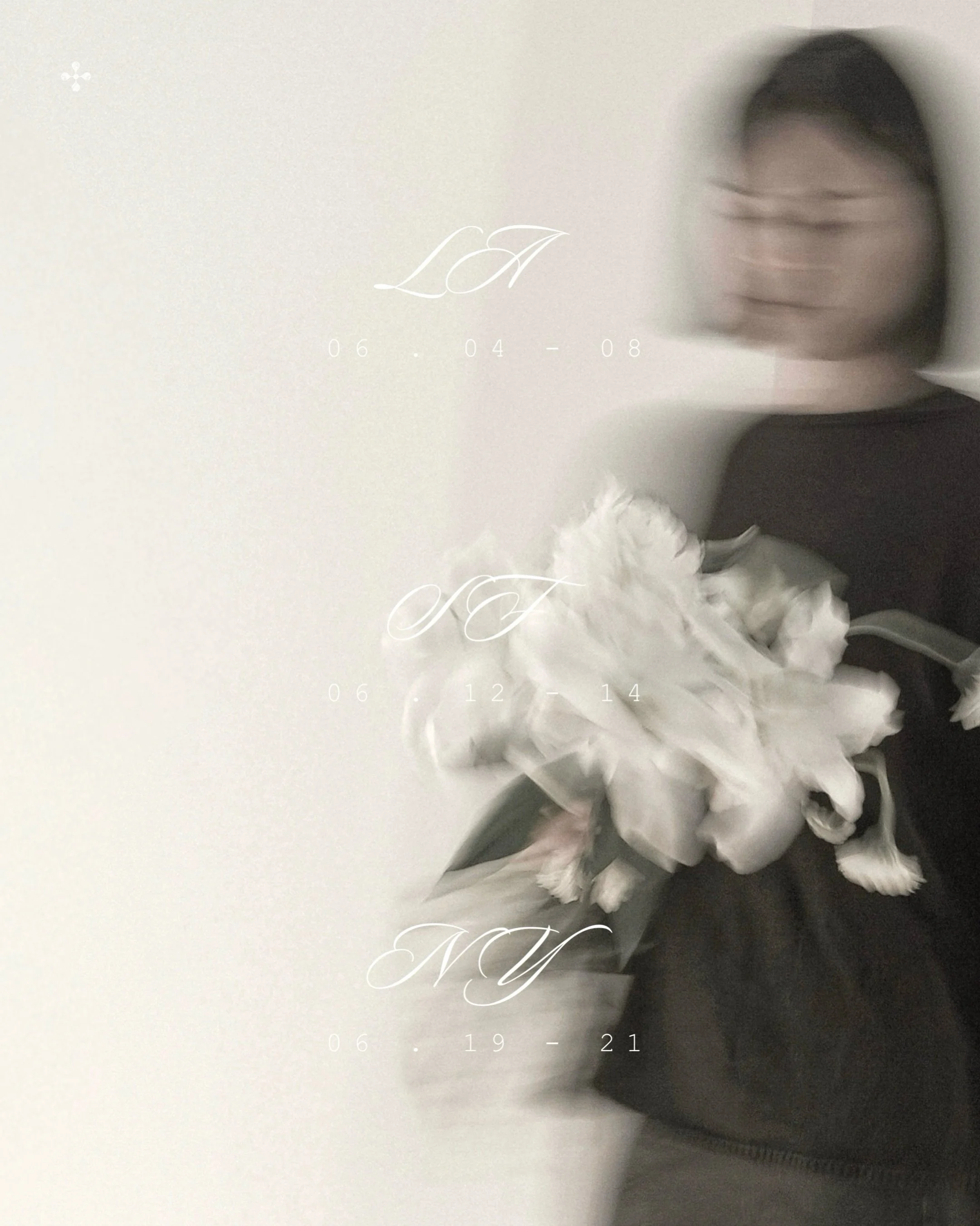┄ 𝓛𝓸𝓼 𝓐𝓷𝓰𝓮𝓵𝓮𝓼 ✣ 𝓢𝓪𝓷 𝓕𝓻𝓪𝓷𝓬𝓲𝓼𝓬𝓸 ✣ 𝓝𝓮𝔀 𝓨𝓸𝓻𝓴 𓂃 ⋆˙ ࣪❦ 
Bookings now open ;

✧ LA : 06.04 -08
✧ SF : 06.12 - 14
✧ NY : 06.19 - 21

╱

For inquiry &amp; booking,
please fill in the inquiry form via the link in bio

{ https://ww
