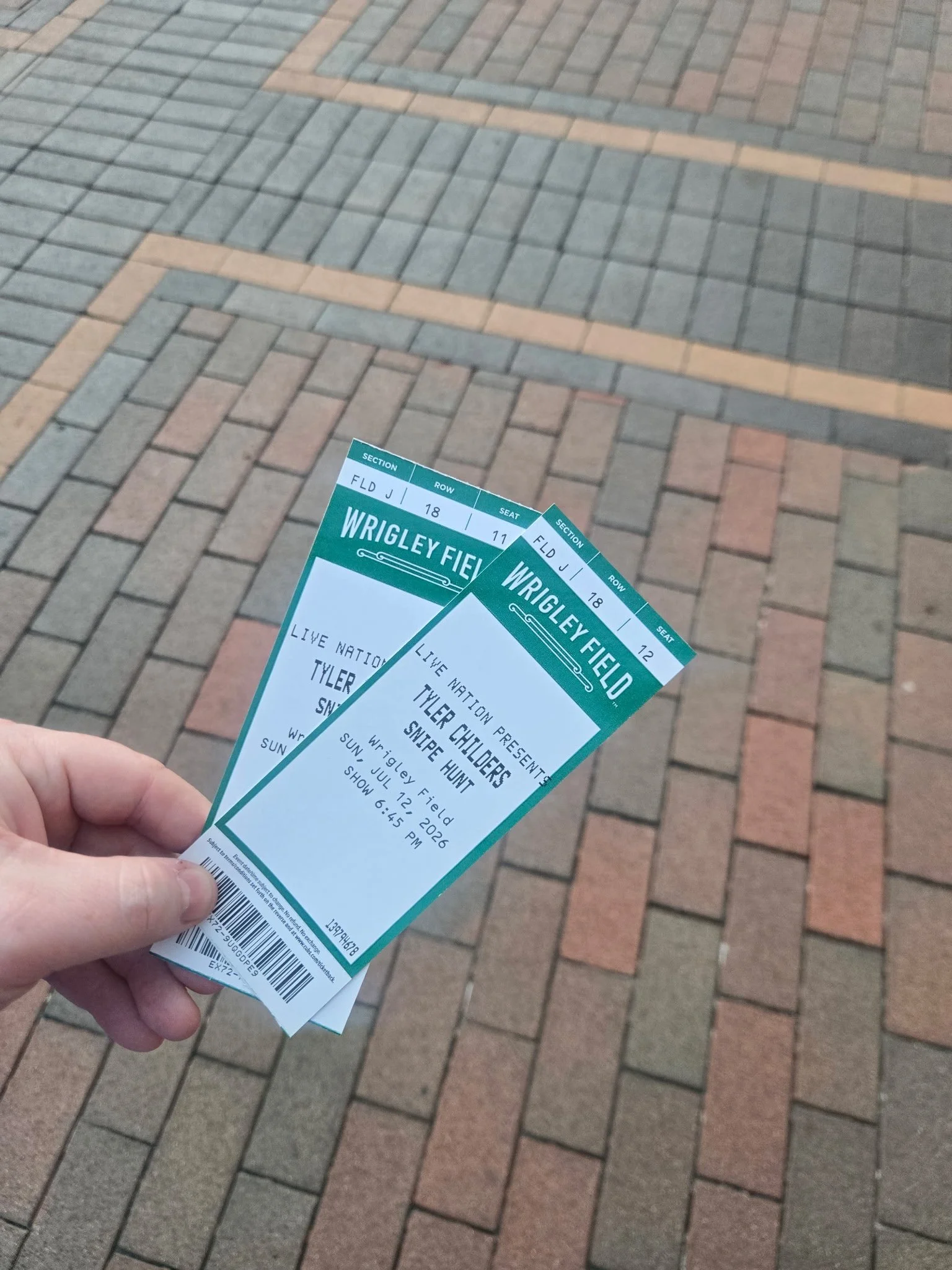Hard Copy Tickets - A Rarity!