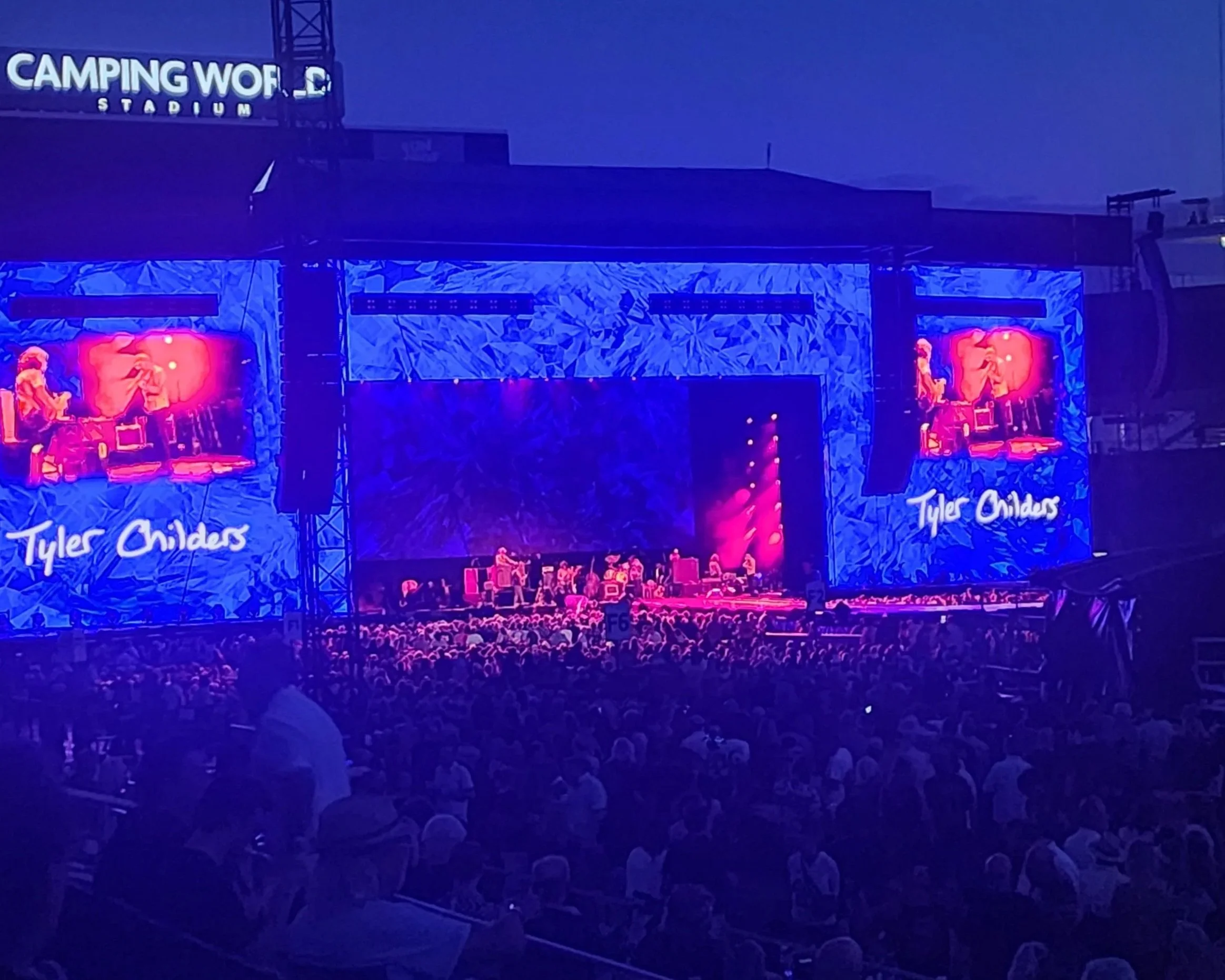 Tyler Childers and the Food Stamps Opening for the Rolling Stones! Orlando, FL. June 3rd