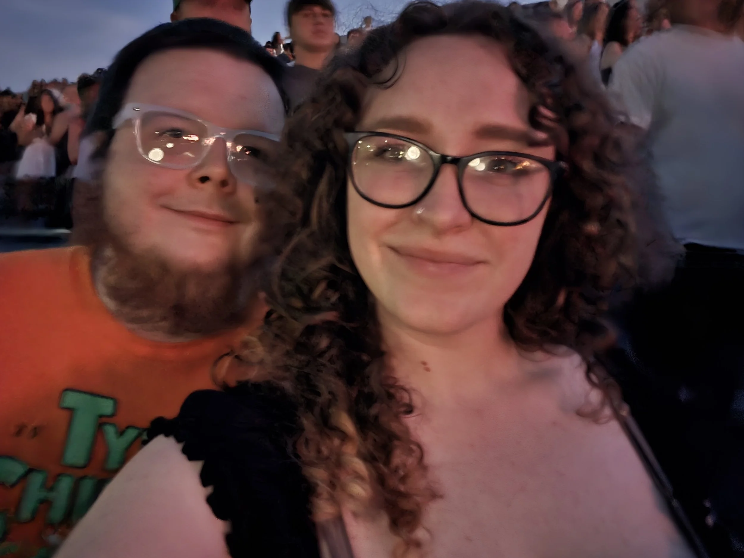 Us enjoyin' our evening