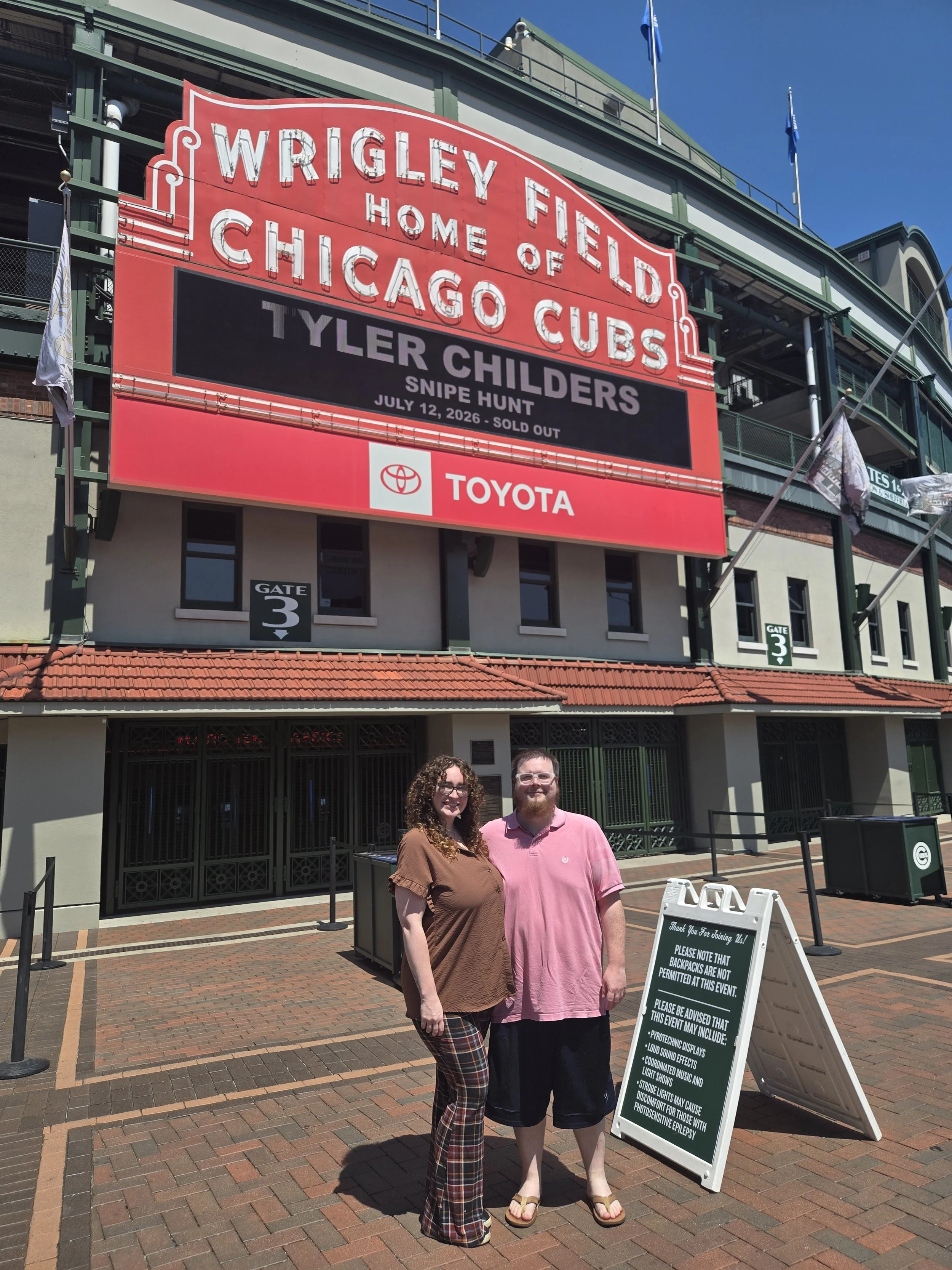 Us at Wrigley Field