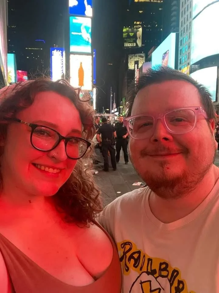 Us at Times Square