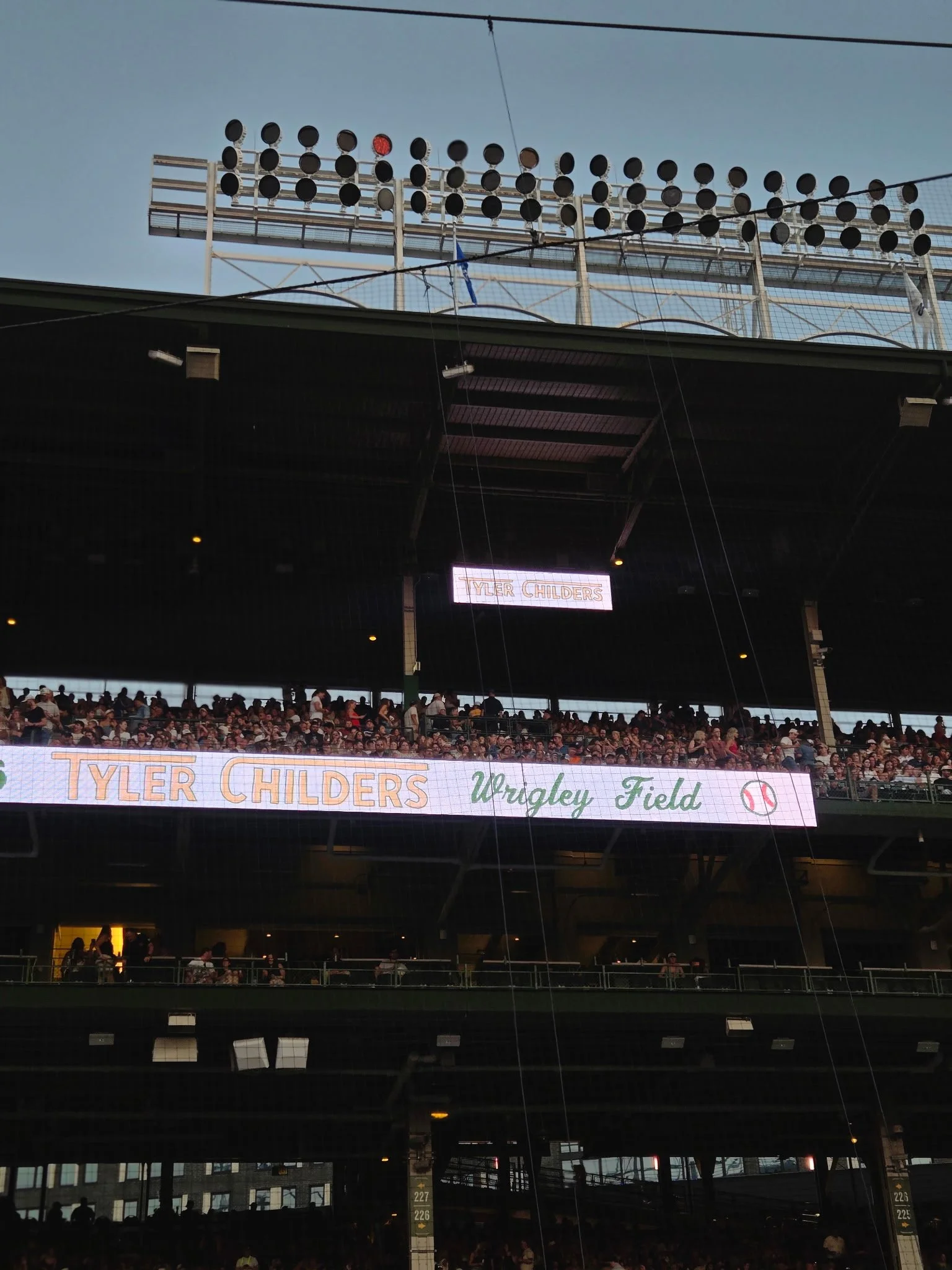 Wrigley Field couldn't get enough of Tyler Childers