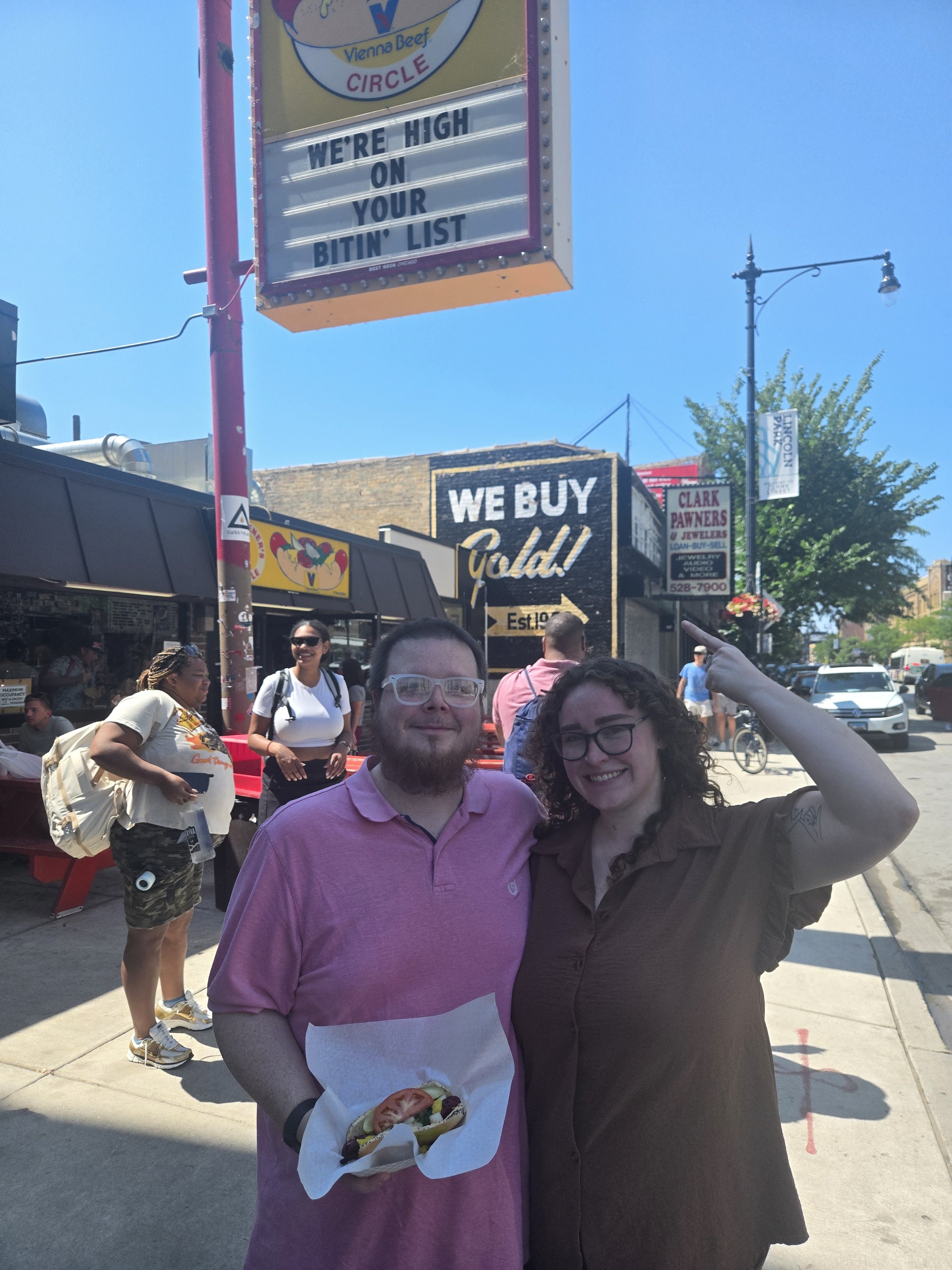 Us doing the Hickman Holler Hunting Club Merch Giveaway!