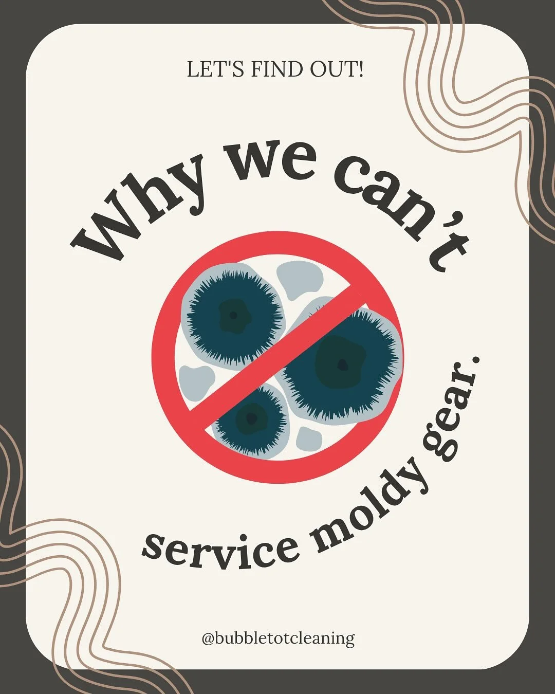Not all messes are created equal. 🦠