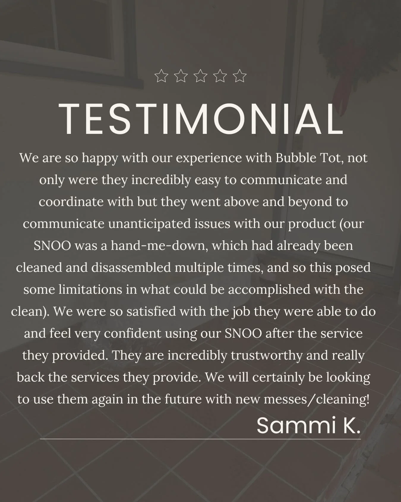 Sleep hits different after this. ✨

Freshly cleaned SNOO = one less thing on your plate and a better night for everyone. Thanks for trusting us with your baby&rsquo;s sleep space. 🤍🫧