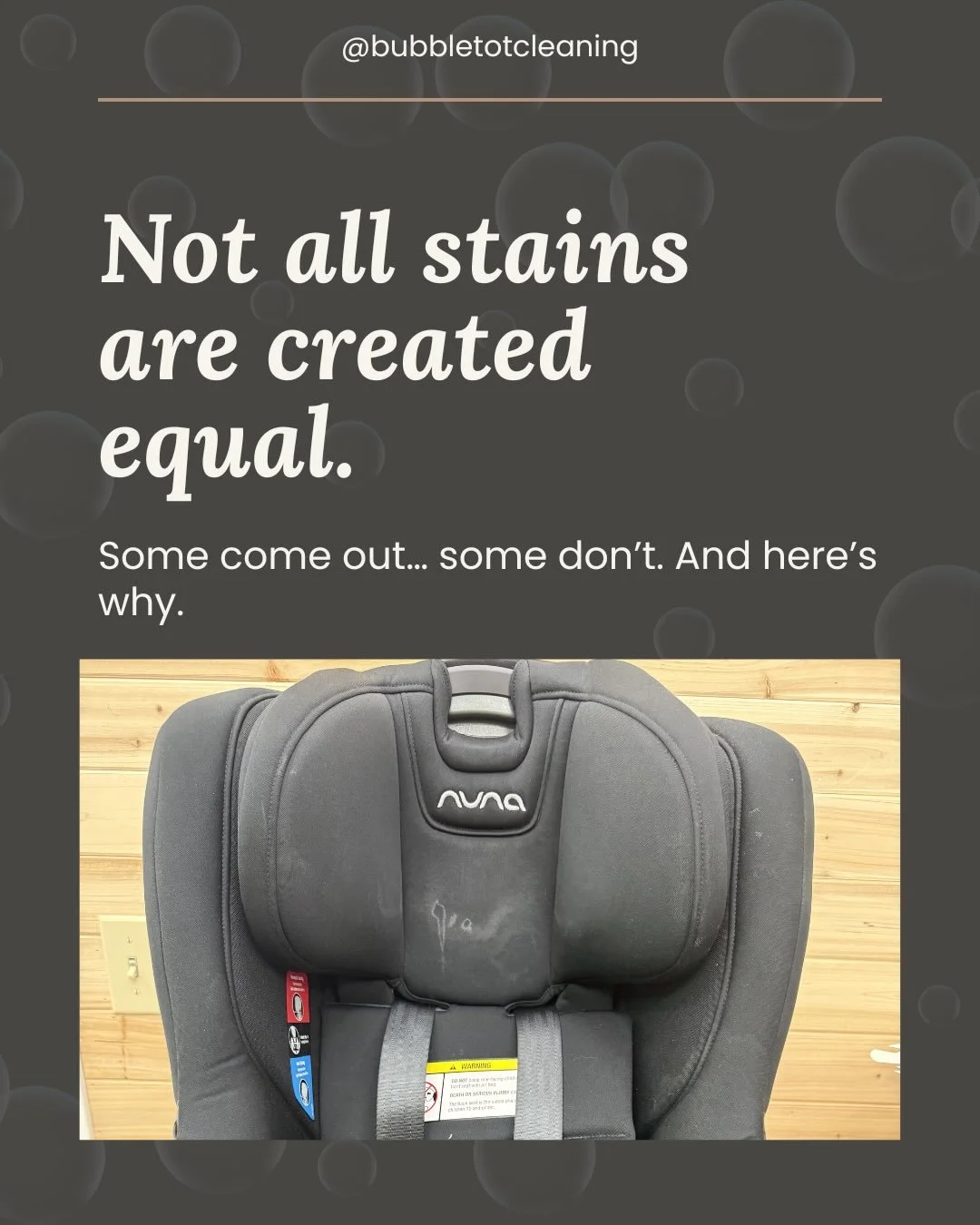 One of the most common questions we get:

&ldquo;Will this come out?&rdquo;

Sometimes yes. Sometimes no.

Spills and messes? Usually workable.
But things like sun fading and body oils (from skin, sweat, even hair products) can actually change the fa