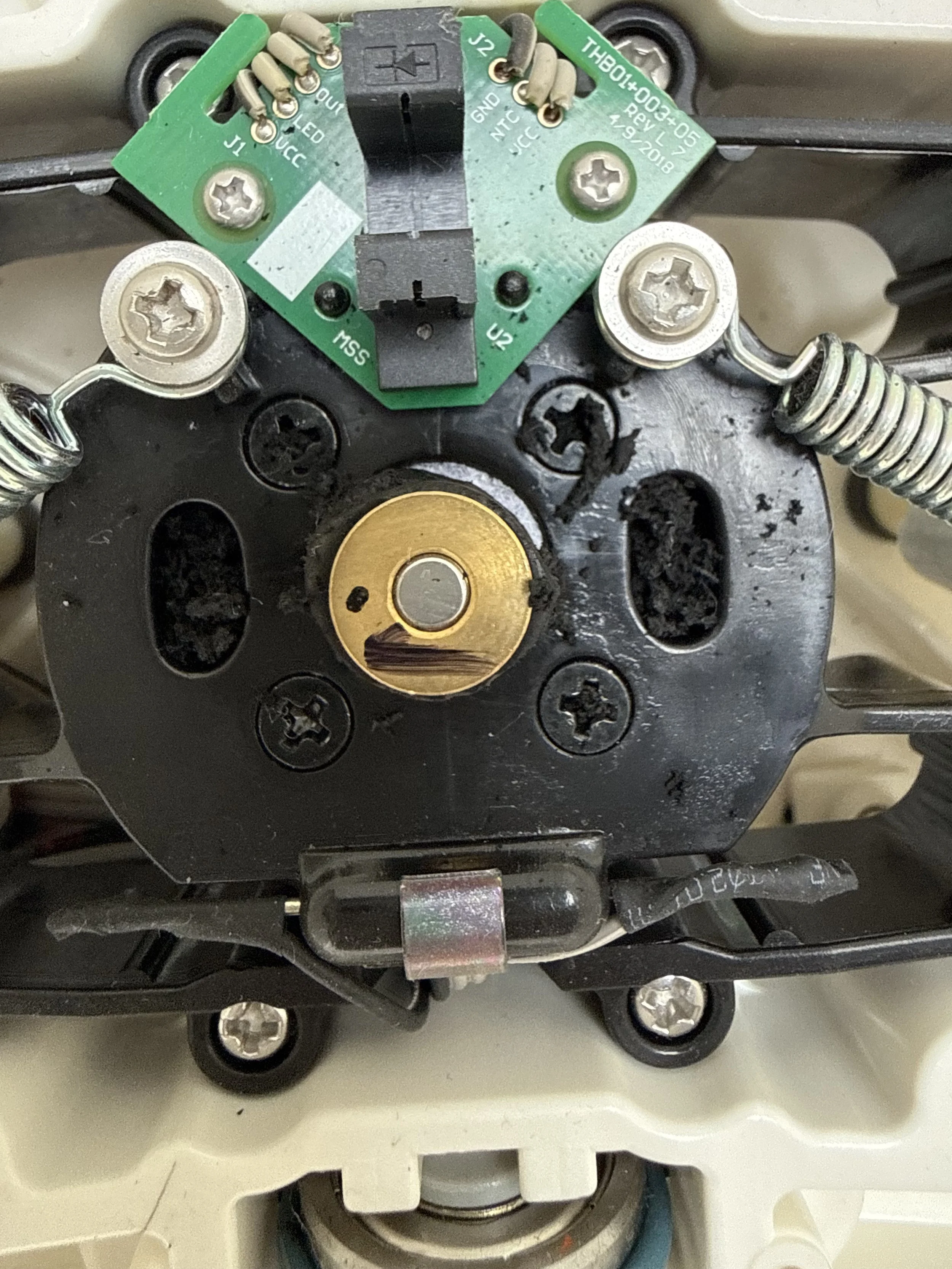 Close-up view of a SNOO motor.