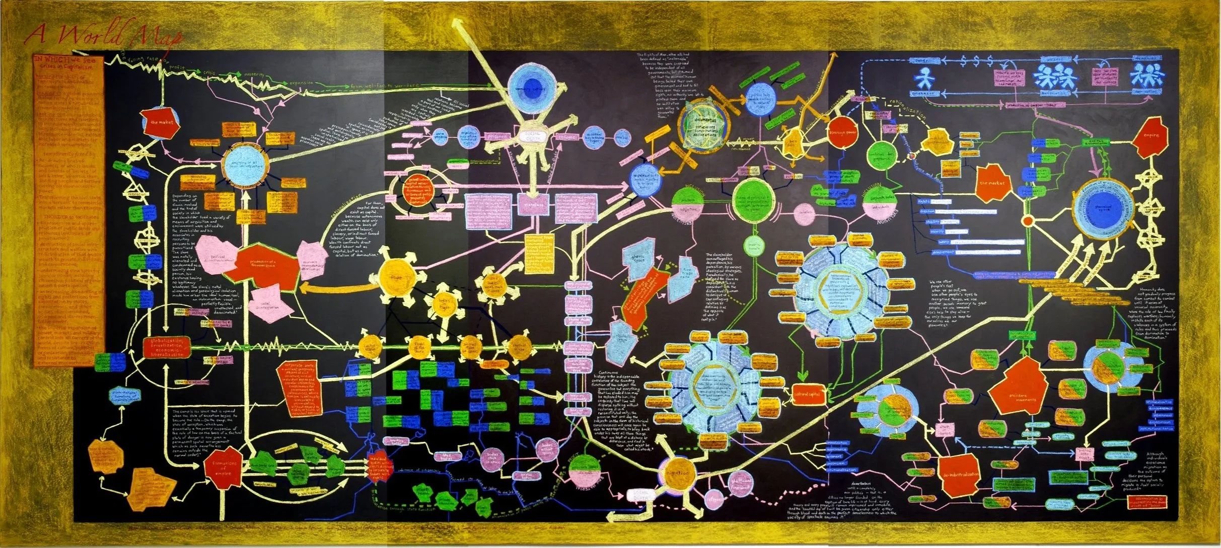 A WORLD MAP: IN WHICH WE SEE CRISES IN CAPITALISM