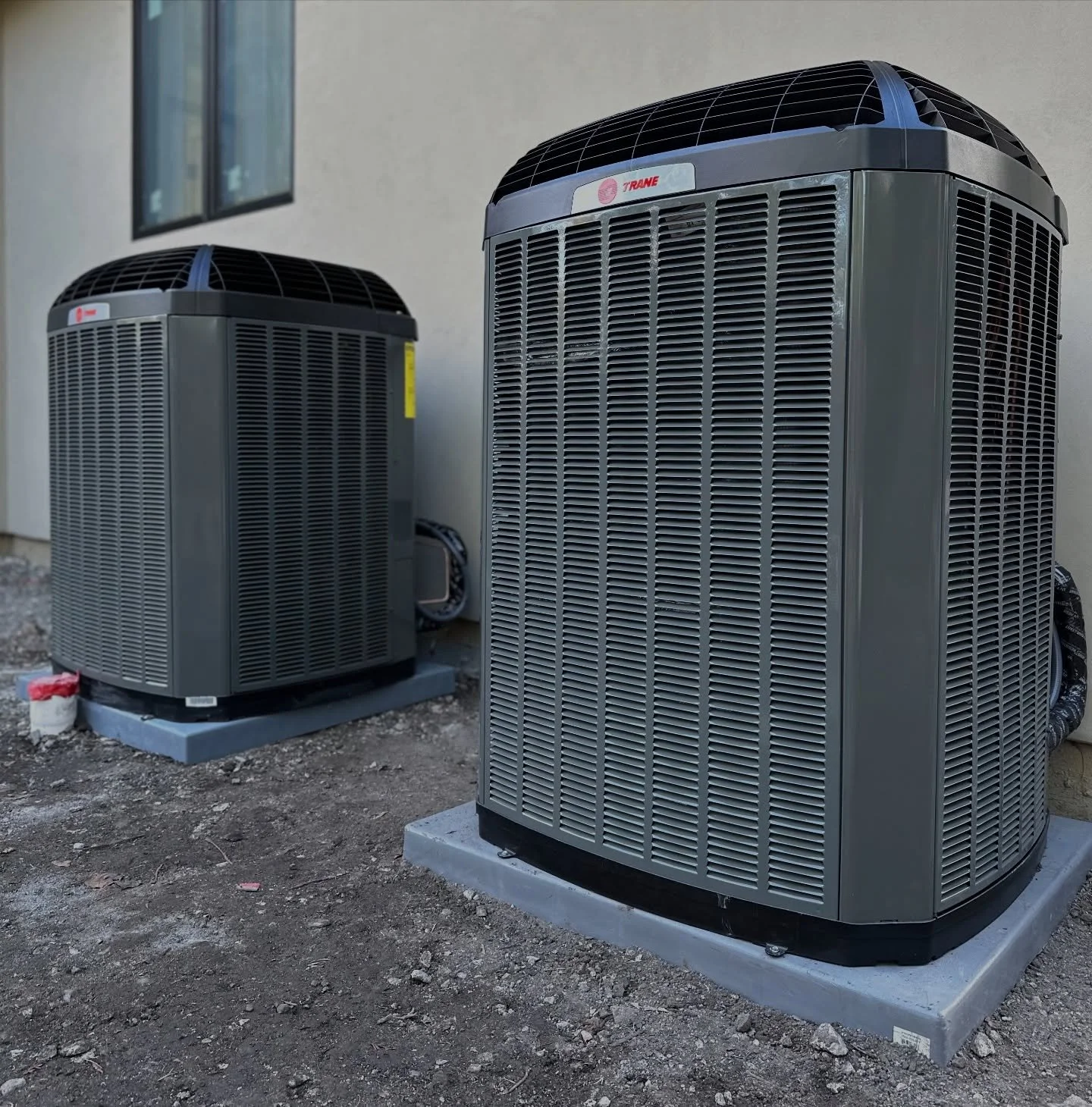 Double the Trane, double the comfort! ❄️🔥 Two high-efficiency heat pumps for year-round reliability. It&rsquo;s hard to stop a Trane!

#Trane #ItsHardToStopATrane #HeatPump #HVACInstallation #HomeComfort #HVACLife #
