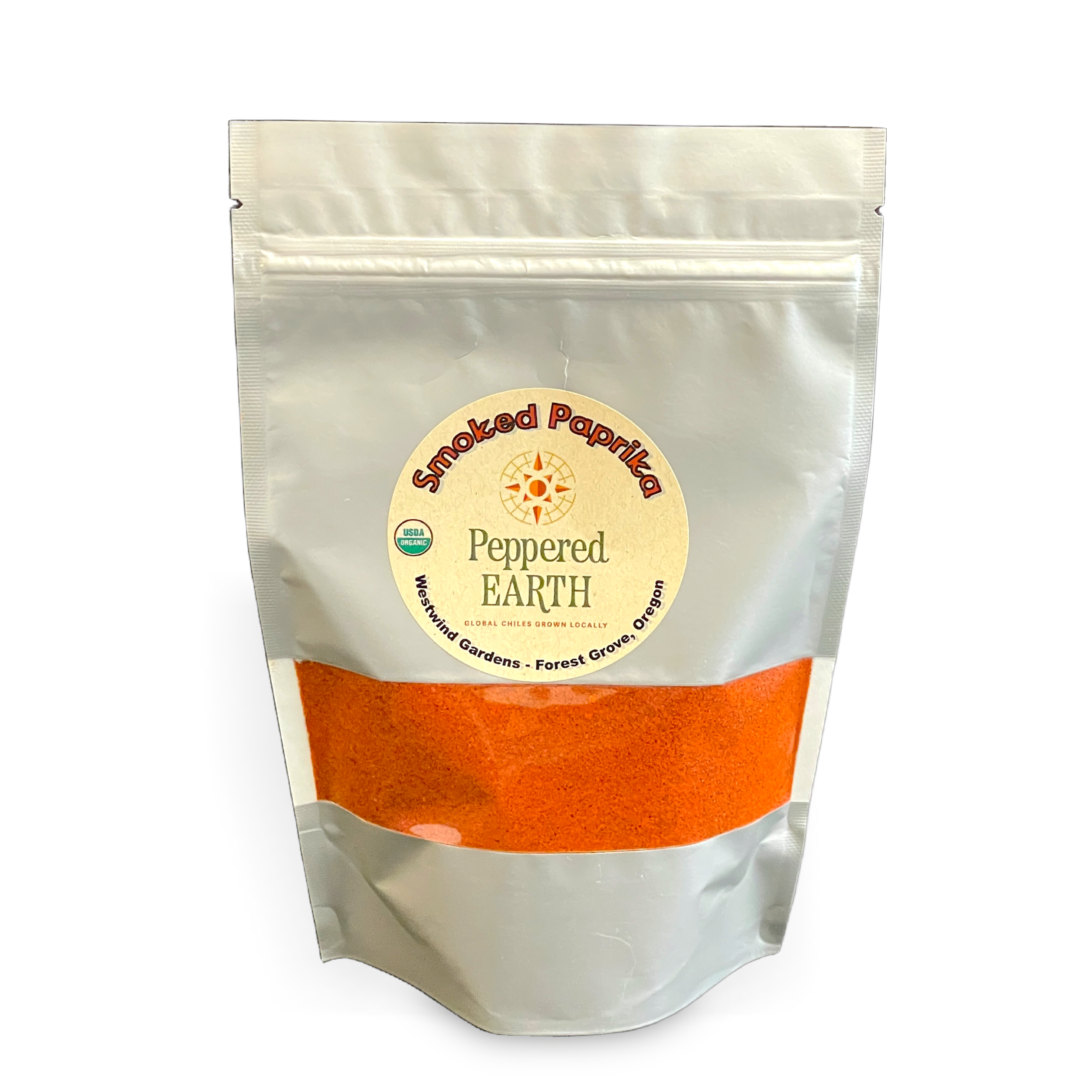 Smoked Paprika Organic Chile Powder Bag | Peppered Earth