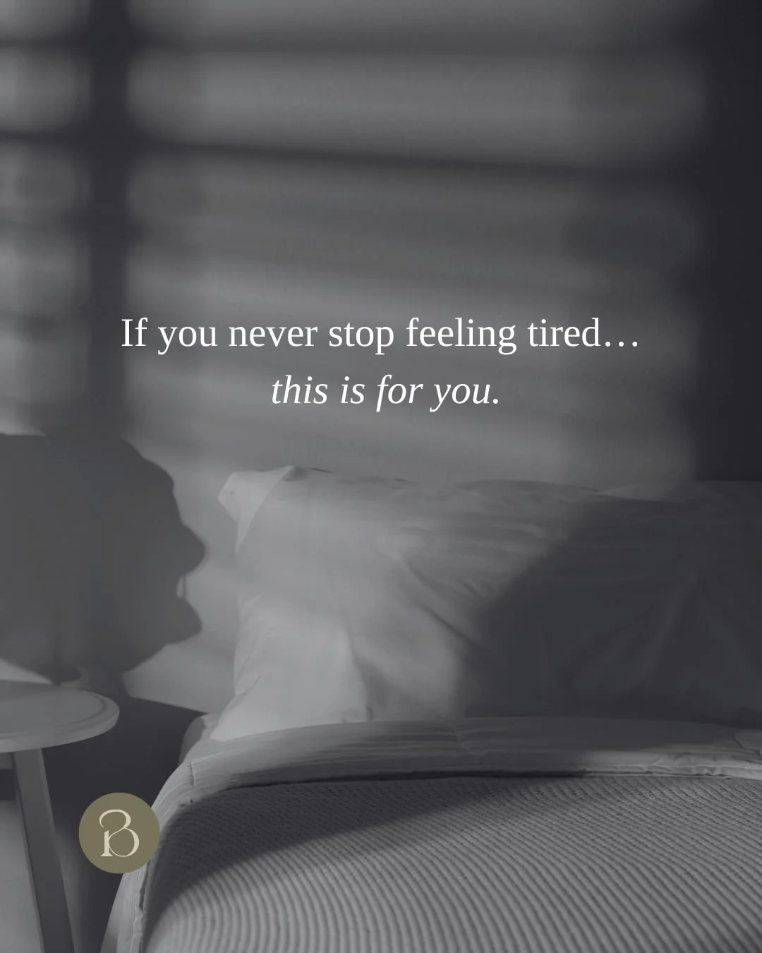 If you&rsquo;ve been tired for months,  or years, and every test comes back &ldquo;normal,&rdquo; you&rsquo;re not imagining it.

For some, that constant exhaustion isn&rsquo;t just burnout or stress. It&rsquo;s a sign of something deeper.

💡 We oft