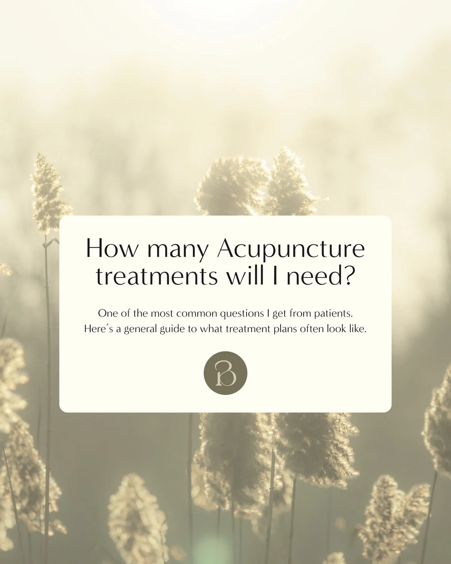 How many acupuncture treatments does it actually take to see results?

This is one of the most common questions I get in the clinic, and the honest answer is: it depends.

Acupuncture works differently from many quick-fix approaches. It&rsquo;s a cum