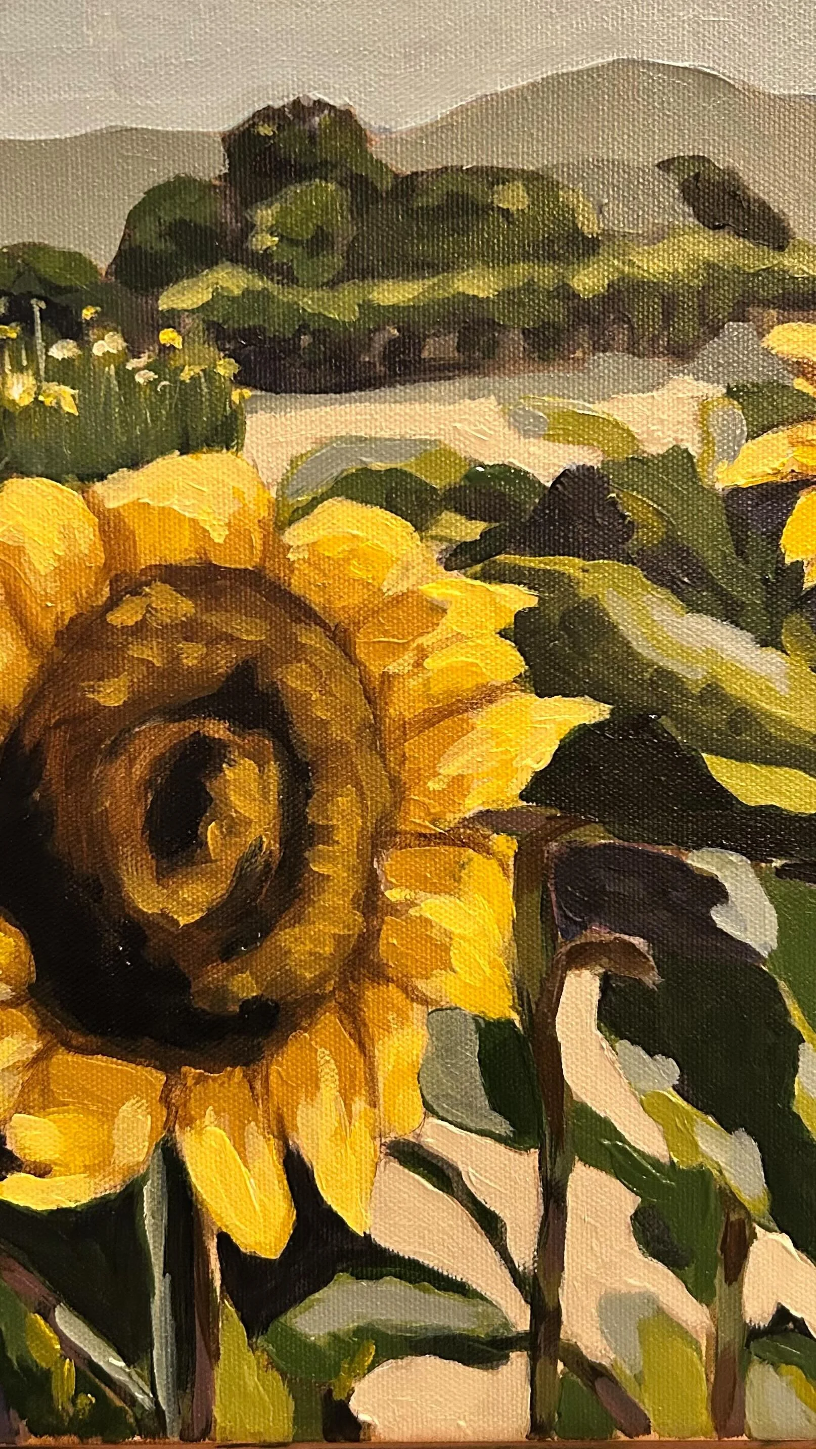 Shifting seasons π»πCreated from a photo I took in Napa from a chef’s garden π₯
#FallSunflowers #SunflowerArt #NatureInspiredArt #SeasonalArt #ContemporaryLandscape #PaintingOfTheDay #ArtistOnInstagram #NatureArtLovers #WallArtDecor #Impre