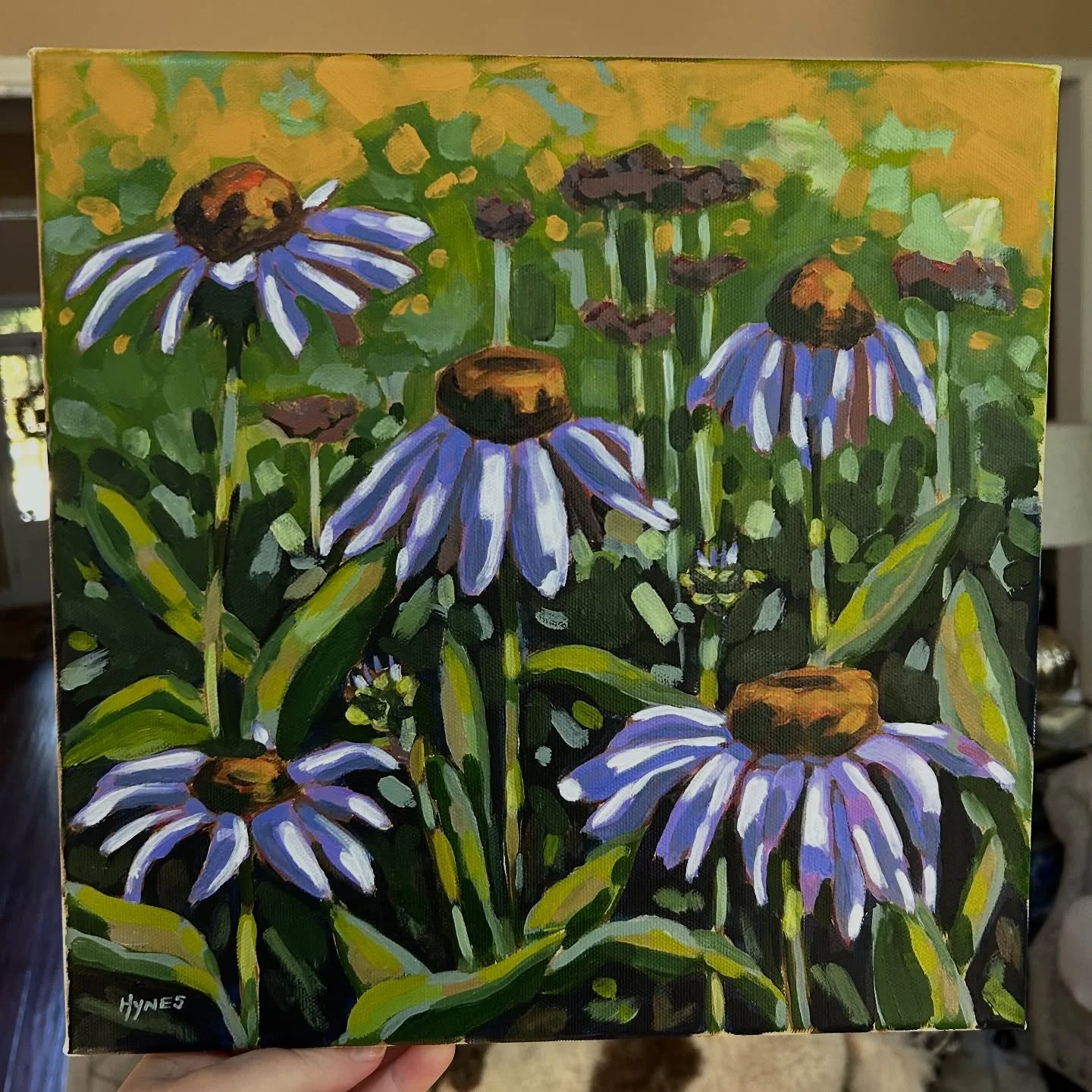 Finally finished up these little coneflowers πΌ
#Coneflowers #EchinaceaArt #WildflowerArt #BotanicalPainting #FloralArtist #FlowerPainting #NatureInspiredArt #ImpressionistArt #ContemporaryPainter #ArtCollectorsOfInstagram #GardenInspiration #Flowe
