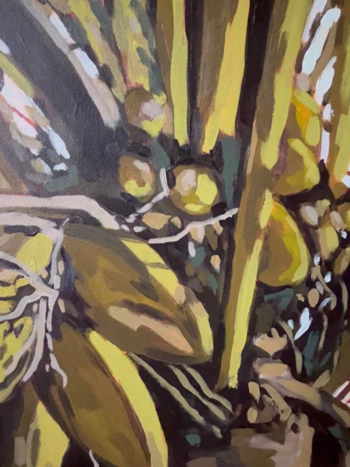 Finished my palm tree 🌴 🌴 I never thought I would enjoy painting palm trees since I am a big fan of deciduous hardwoods 😂  however this was unexpectedly interesting and fun.

#PalmTree #TropicalVibes #SunnyDays #ArtistLife #beachlover