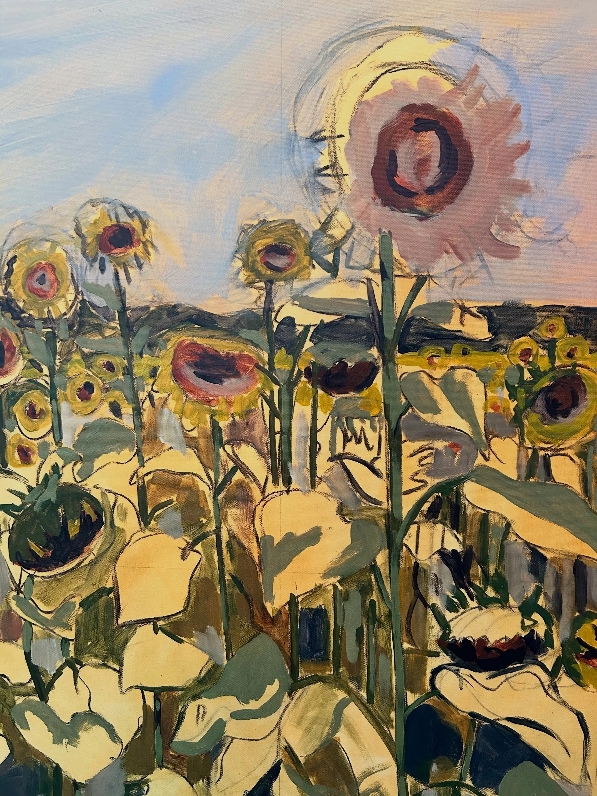 🌻 Works in progress 🌻 that I am highly enjoying

#SunflowerPainting #PaintingInProgress #NatureInspiredArt #ImpressionistPainting #OriginalArtwork