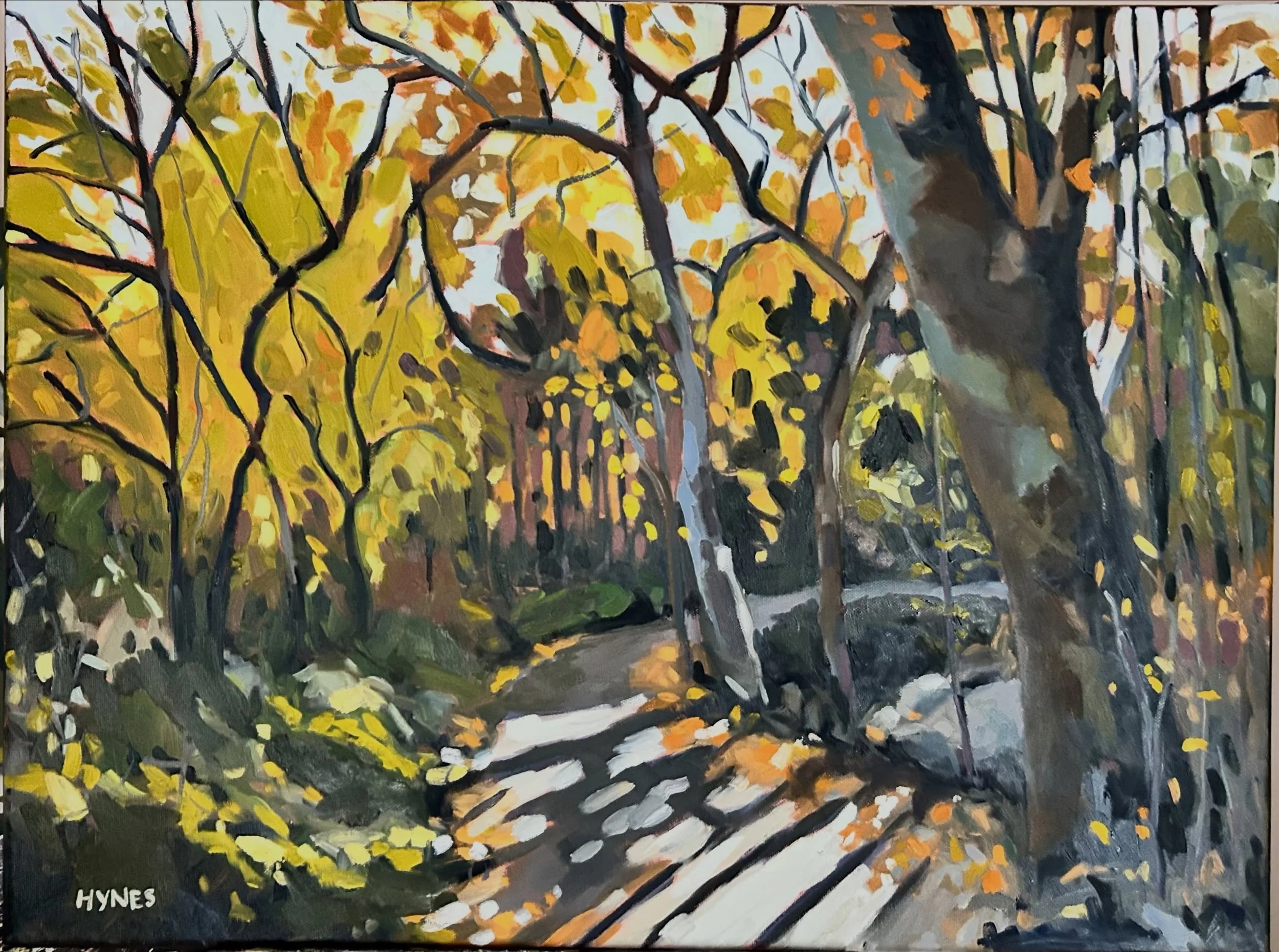 Still working with oils and loving it though it&rsquo;s a bit tricky of a learning curve since I am mostly used to acrylics. 🎨 

#landscapeartist 
#artistsoninstagram #wip #artoftheday #natureart