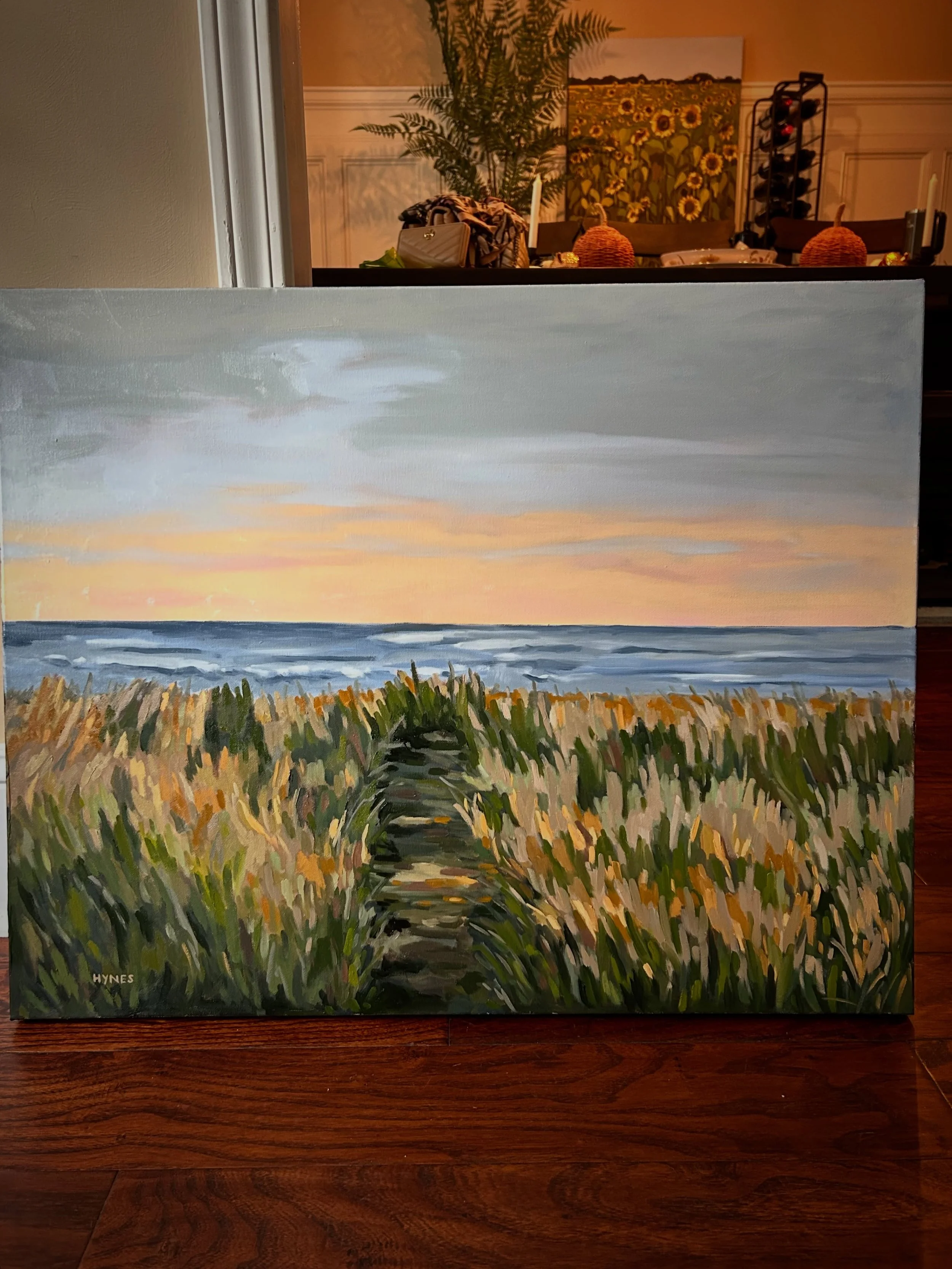 30 x 24 oil Sand Dunes #dunes #beachart #natureartlover #impressionistart #emergingartists