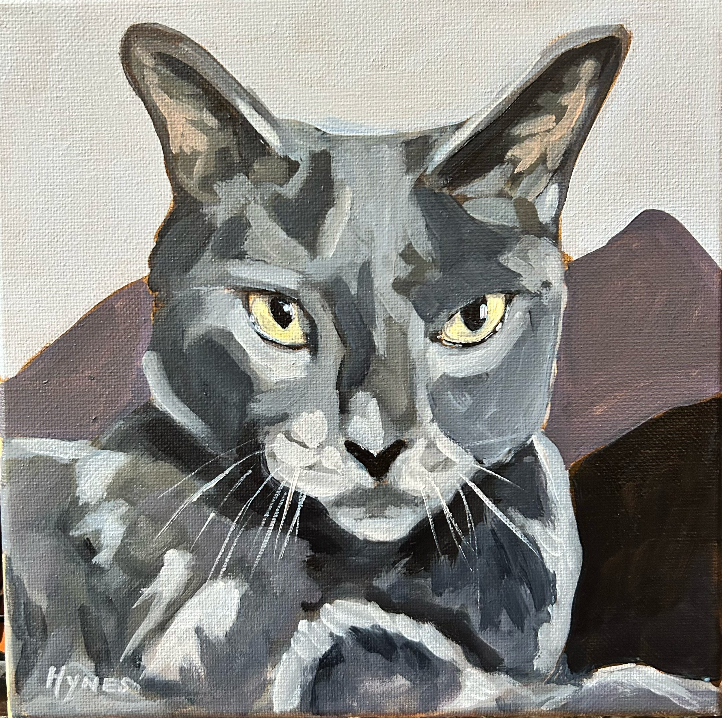 Custom Pet Portrait 12" x 12"