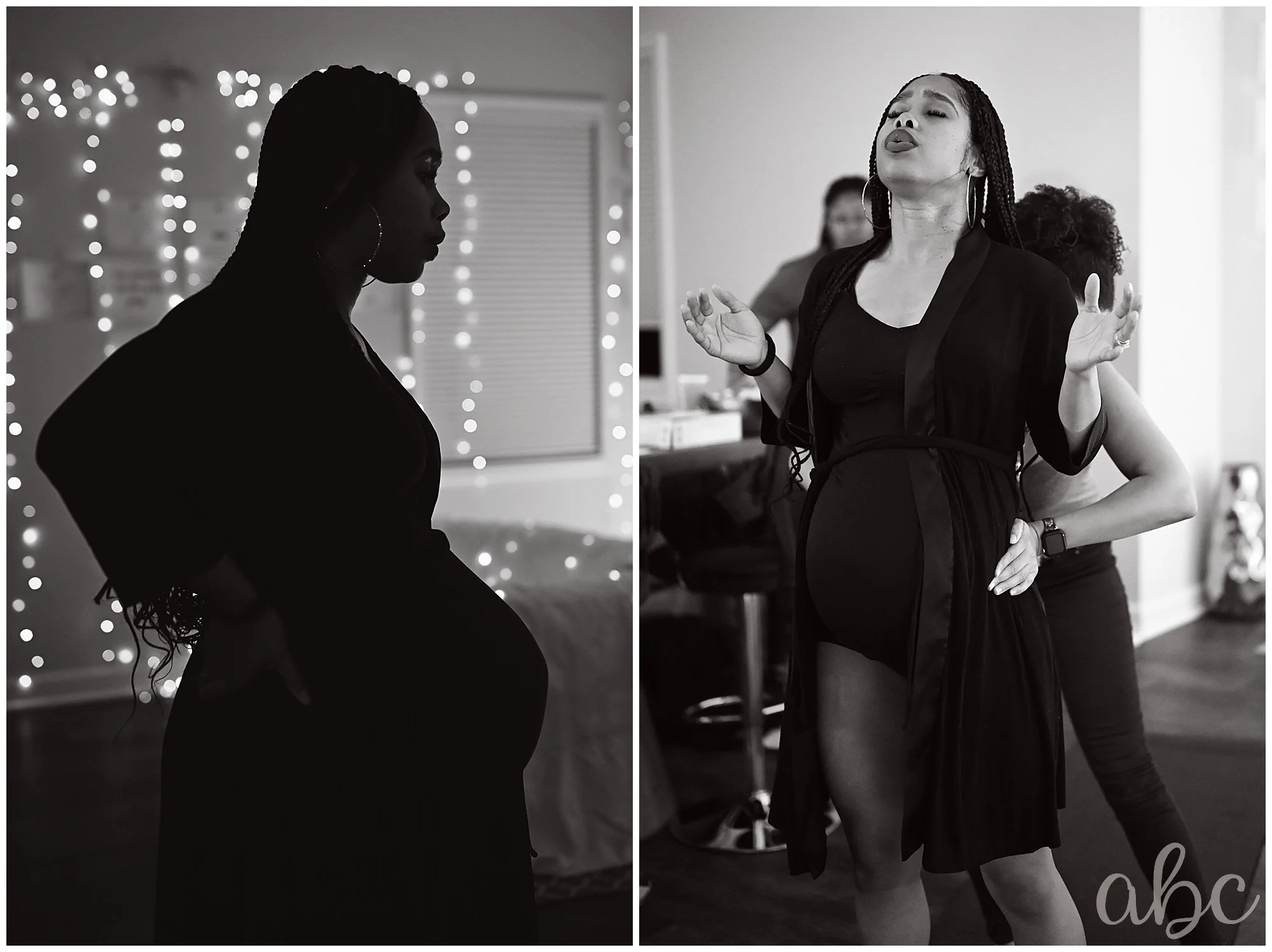 Atlanta Doula worships and labors at home during birth