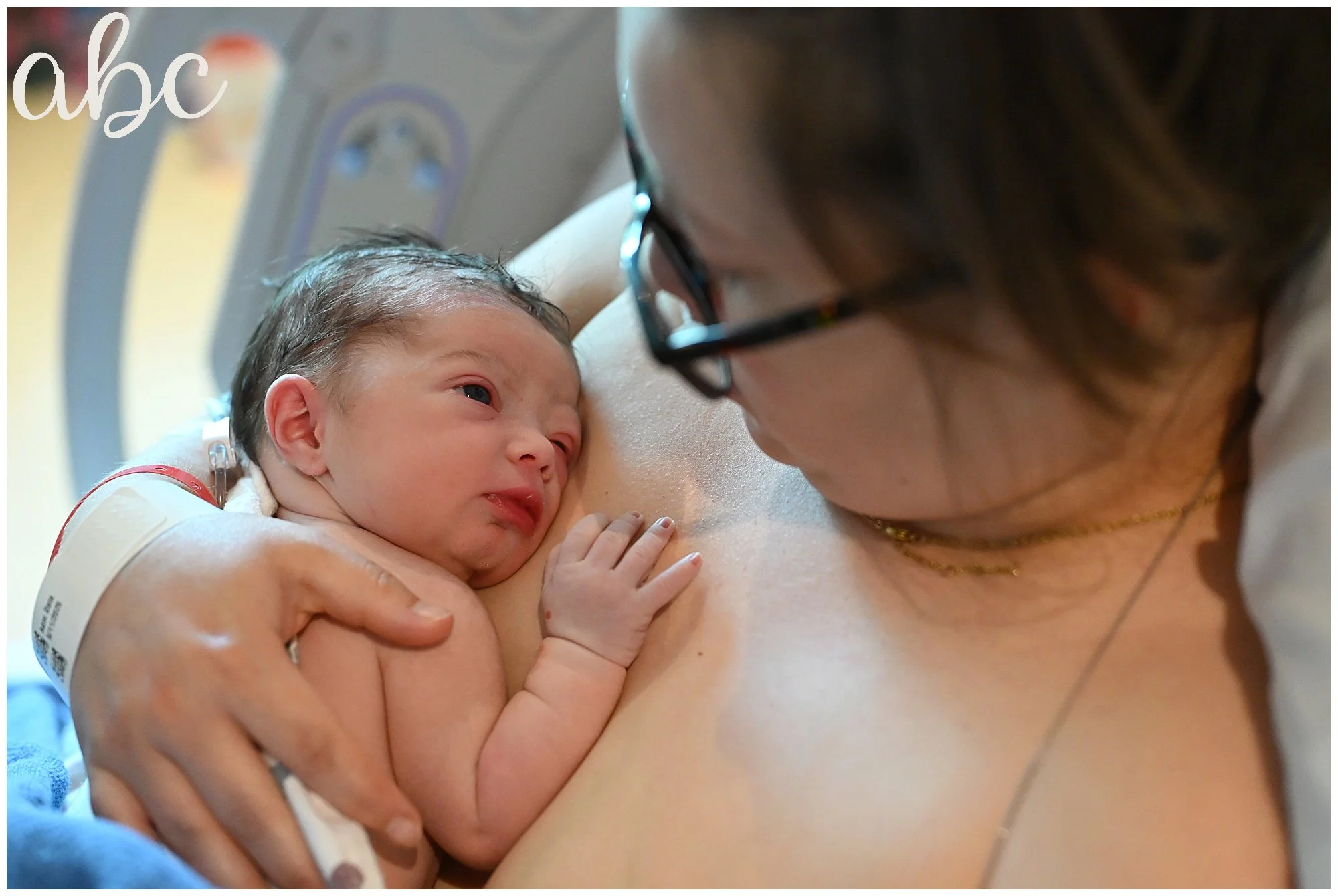 Mom enjoys Golden hour at Emory Johns Creek Hospital after successful VBAC
