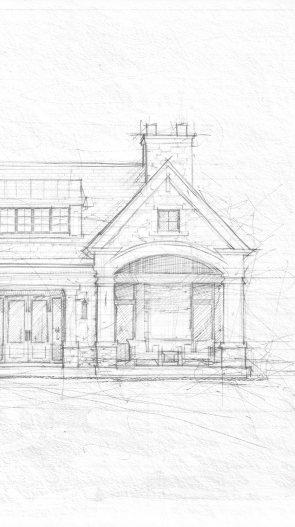 ELBOW PARK CALGARY ARCHITECT THAD.CA HOUSE SKETCH 