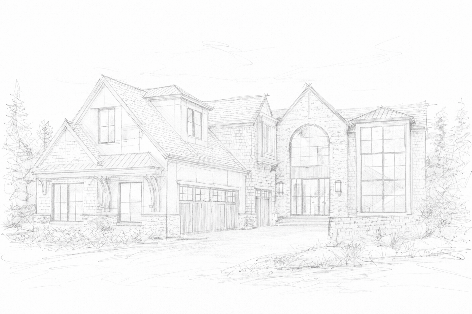 ELBOW PARK CALGARY ARCHITECT THAD.CA HOUSE SKETCH 