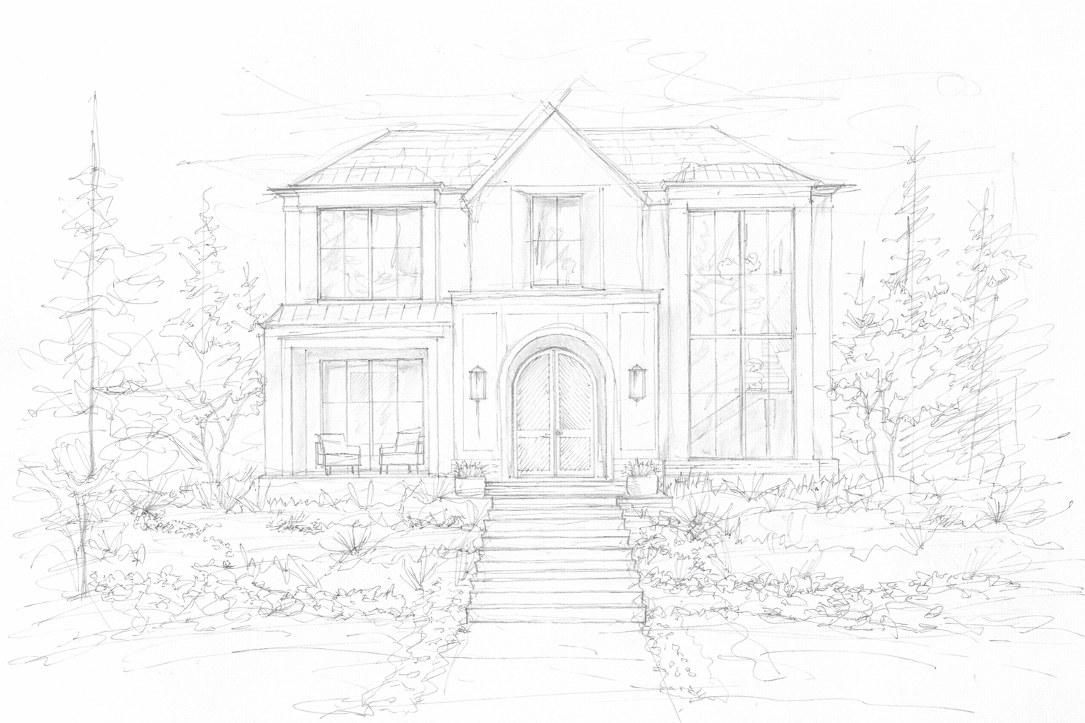 ELBOW PARK CALGARY ARCHITECT THAD.CA HOUSE SKETCH 