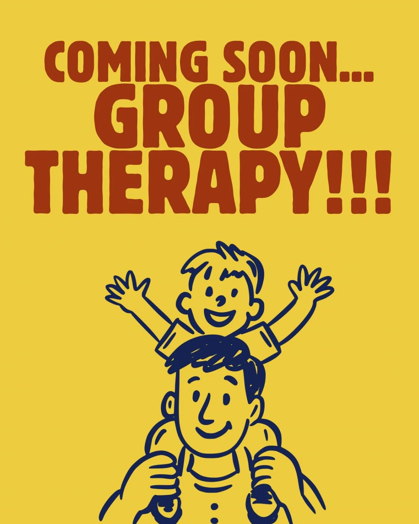 We have received many requests for group therapy and are planning big things for the fall 😍😍😍. We want to get it right. Please give us a sense of what you folks need. See linktree above ⬆️