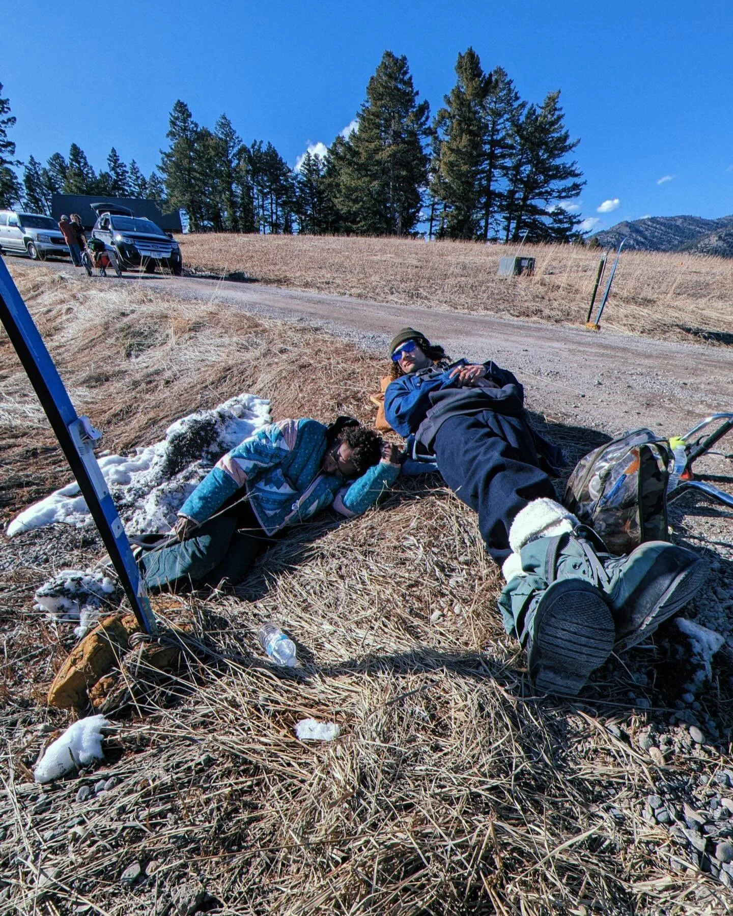 More of being Trapped in the Rockies! This is my Car Nana&rsquo;s first role in a film. (She was very anxious but I think she did great) 🚗🏔️