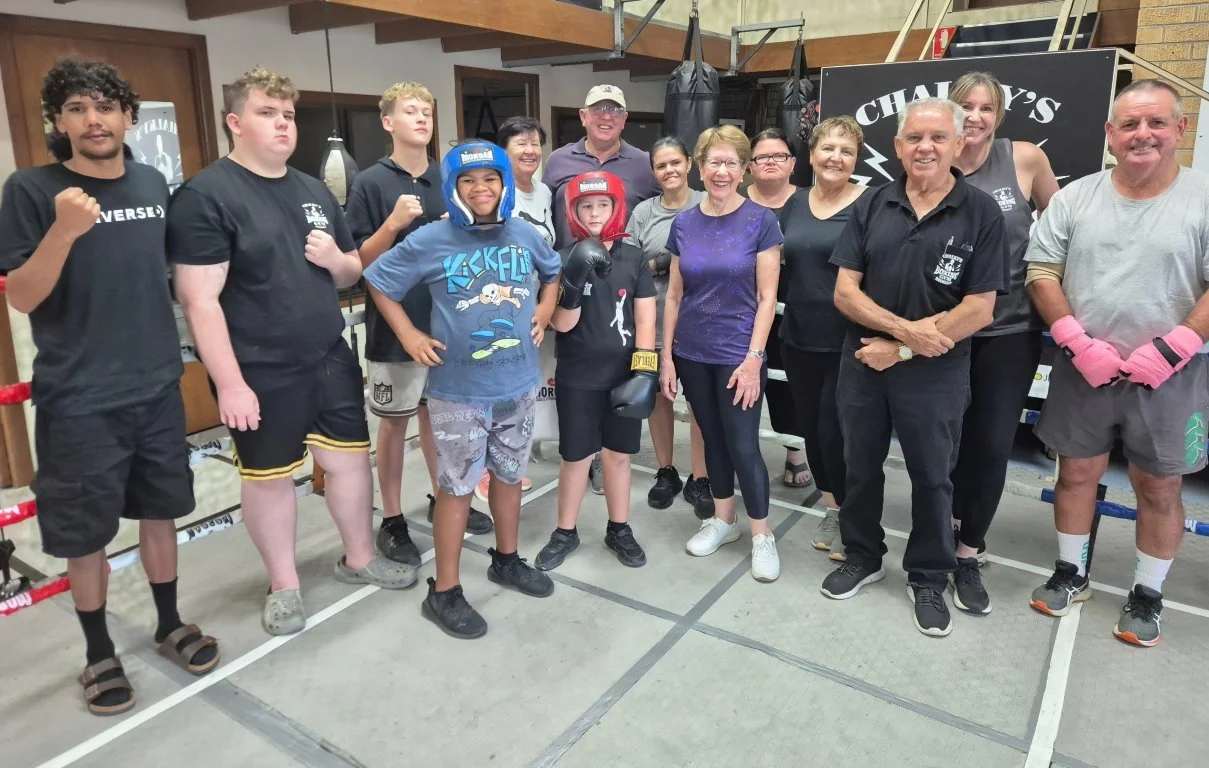 Governor General Visit Chalky's Boxing Gym in Moree